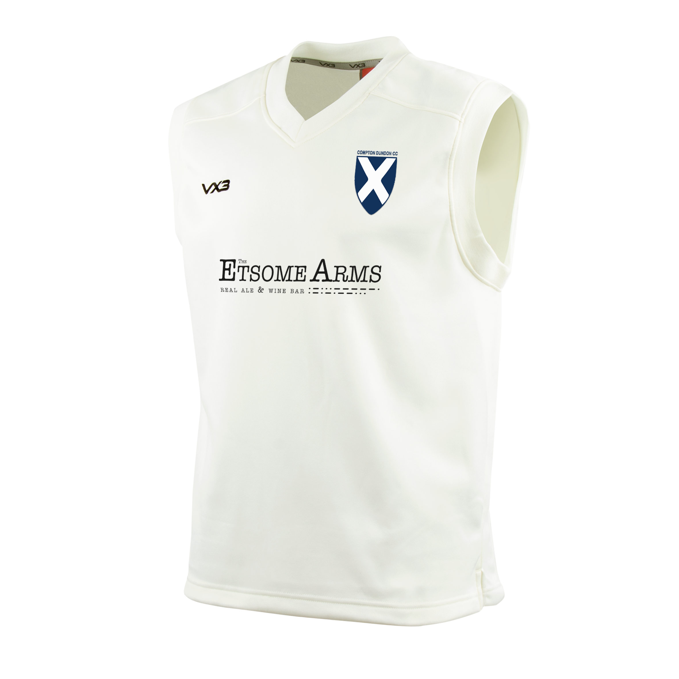 Compton Dundon Cricket Club Whites Slipover
