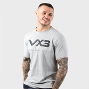 Invicta Tee Grey Marl/Navy