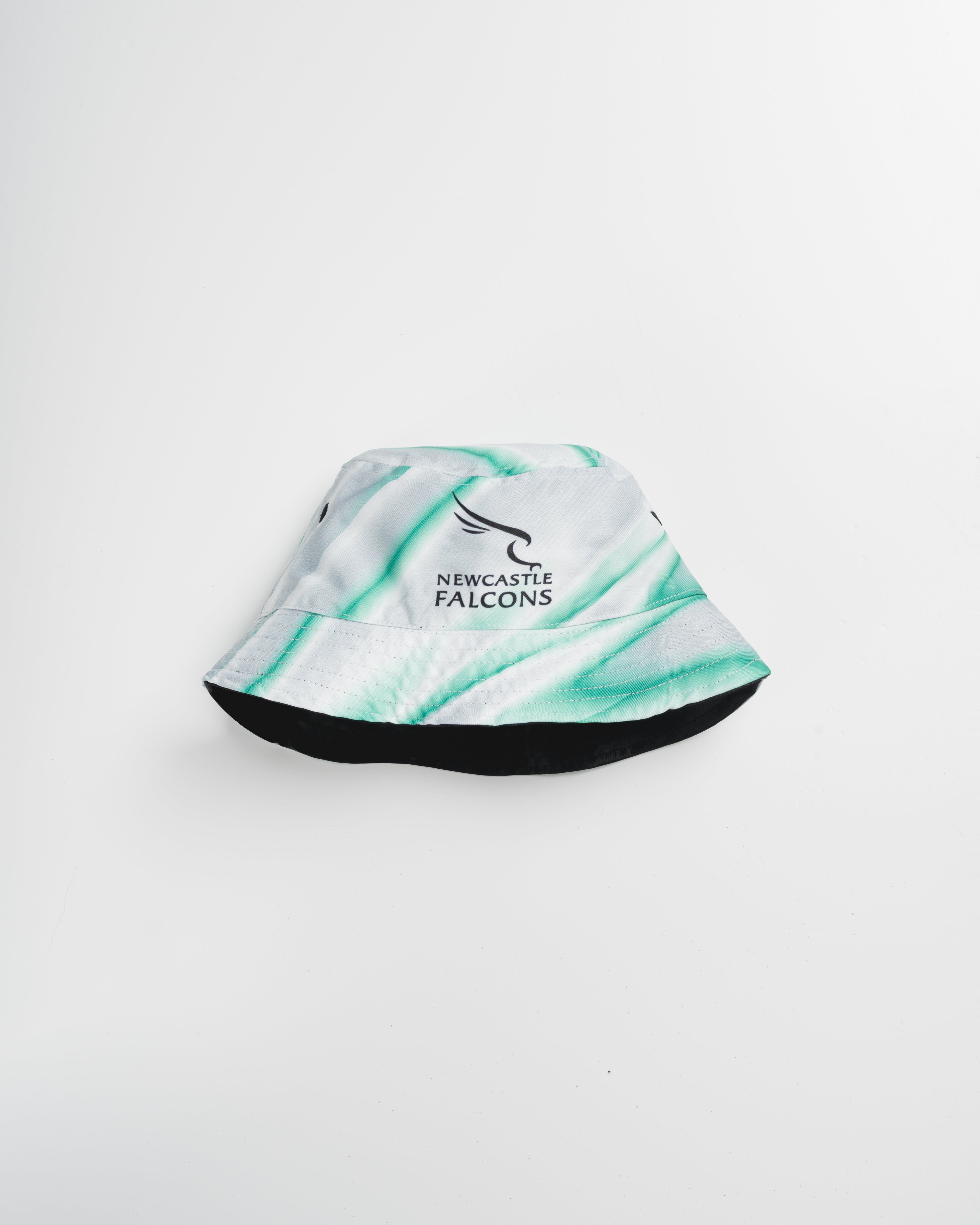 Newcastle Falcons 24/25  Reversible Bucket Hat-Black/Light Grey