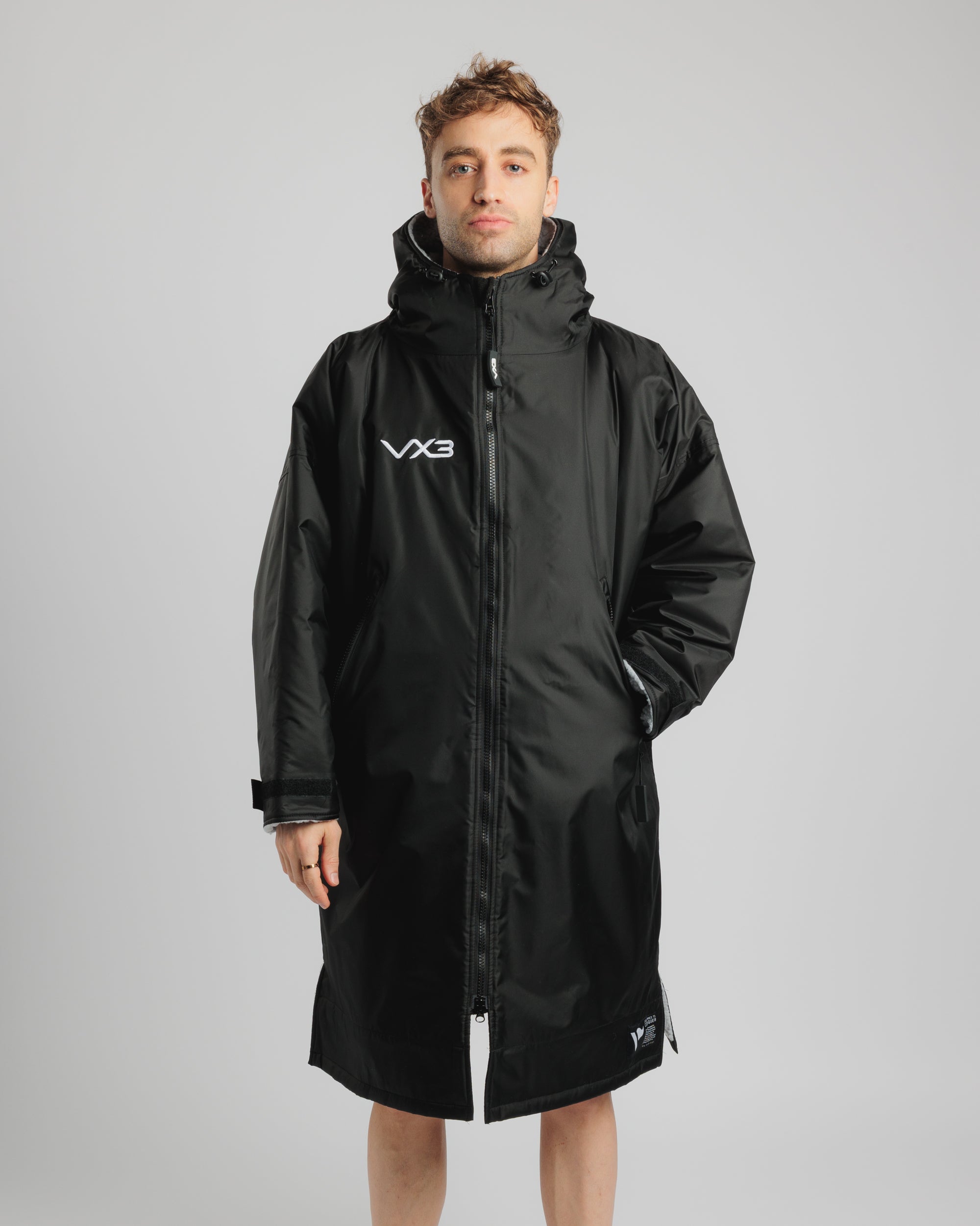 Duro Elite Sports Robe Black/Grey – VX3