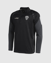 Salford Red Devils 2025 Womens Quadrigo Quarter Zip Black/Slate