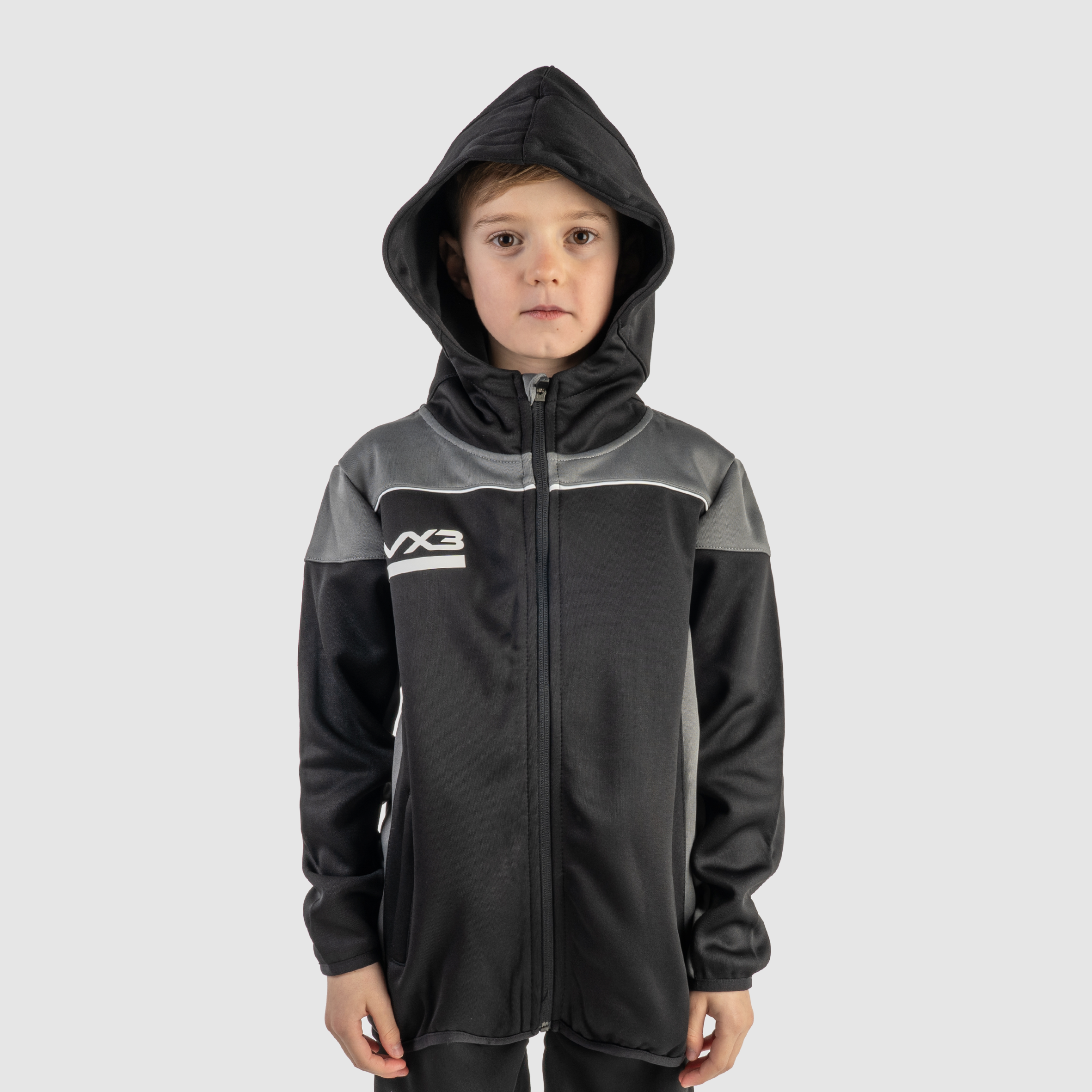 Opus Zoodie Youth - Black Grey White