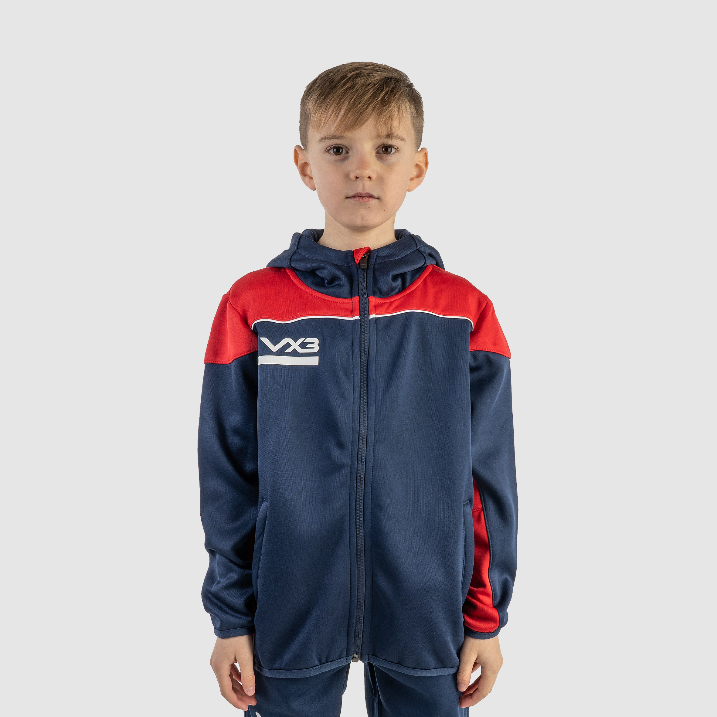 Opus Zoodie Youth - Navy Red White