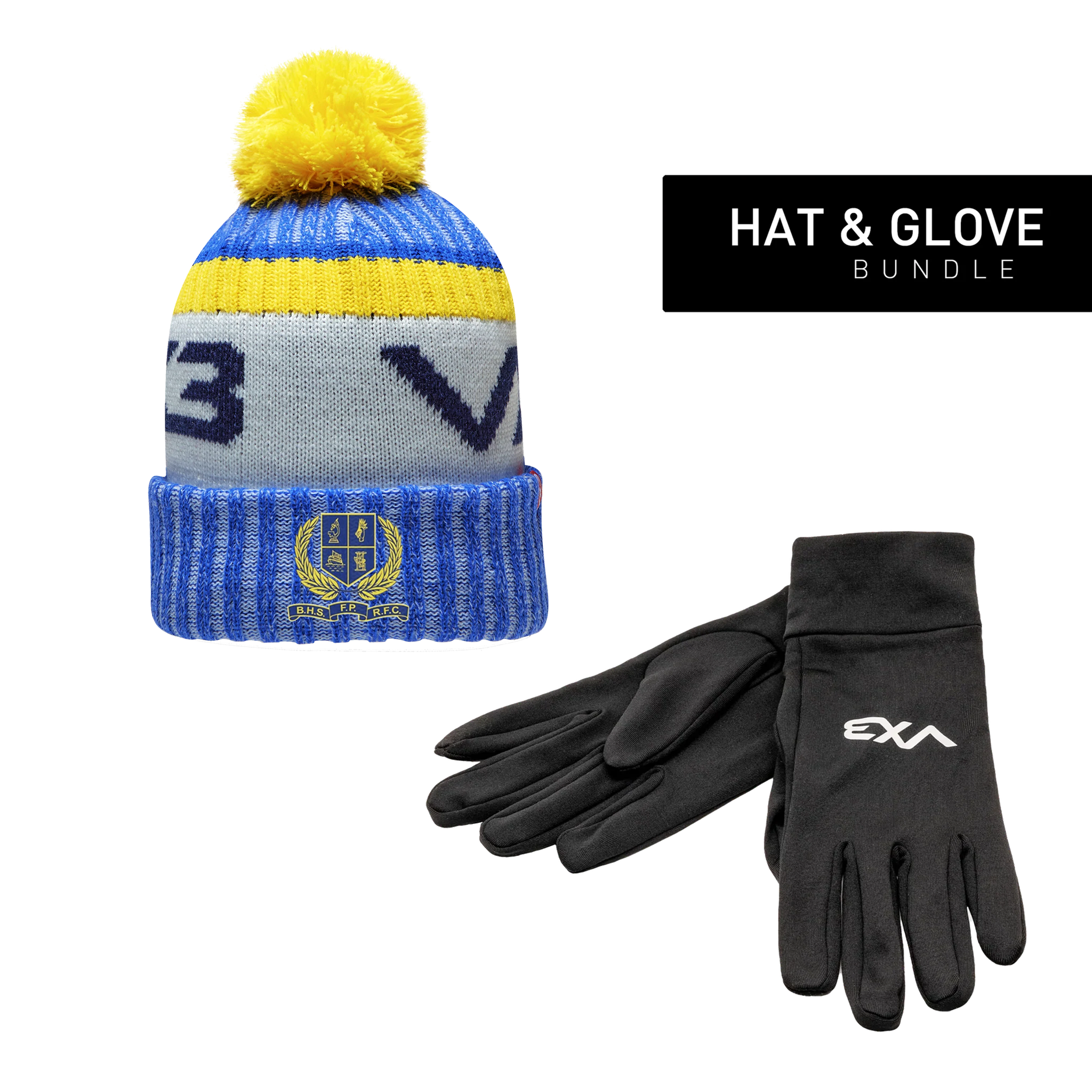 Belfast High School Former Pupils RFC - Hat & Glove Bundle