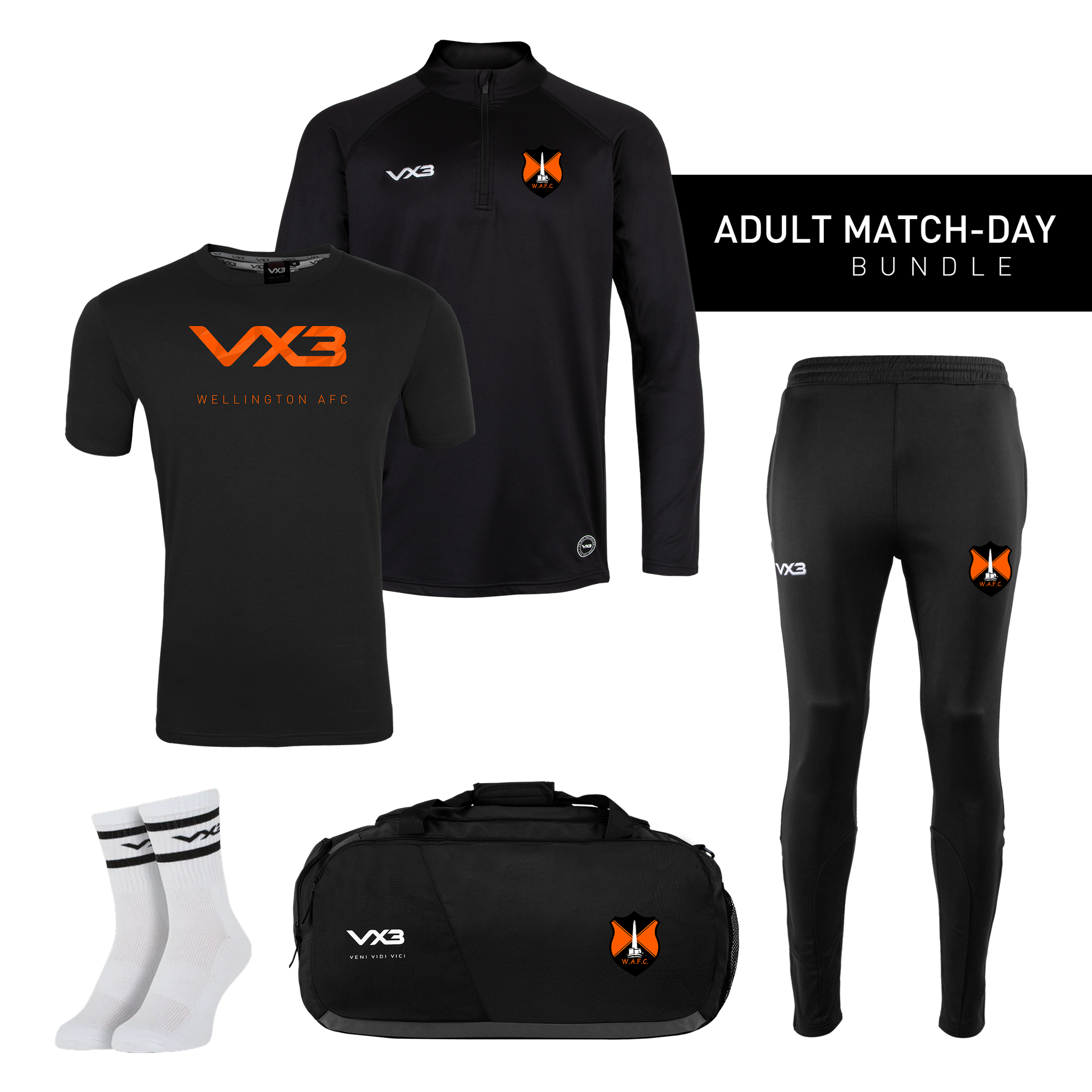 Wellington AFC Adult Match-Day Bundle