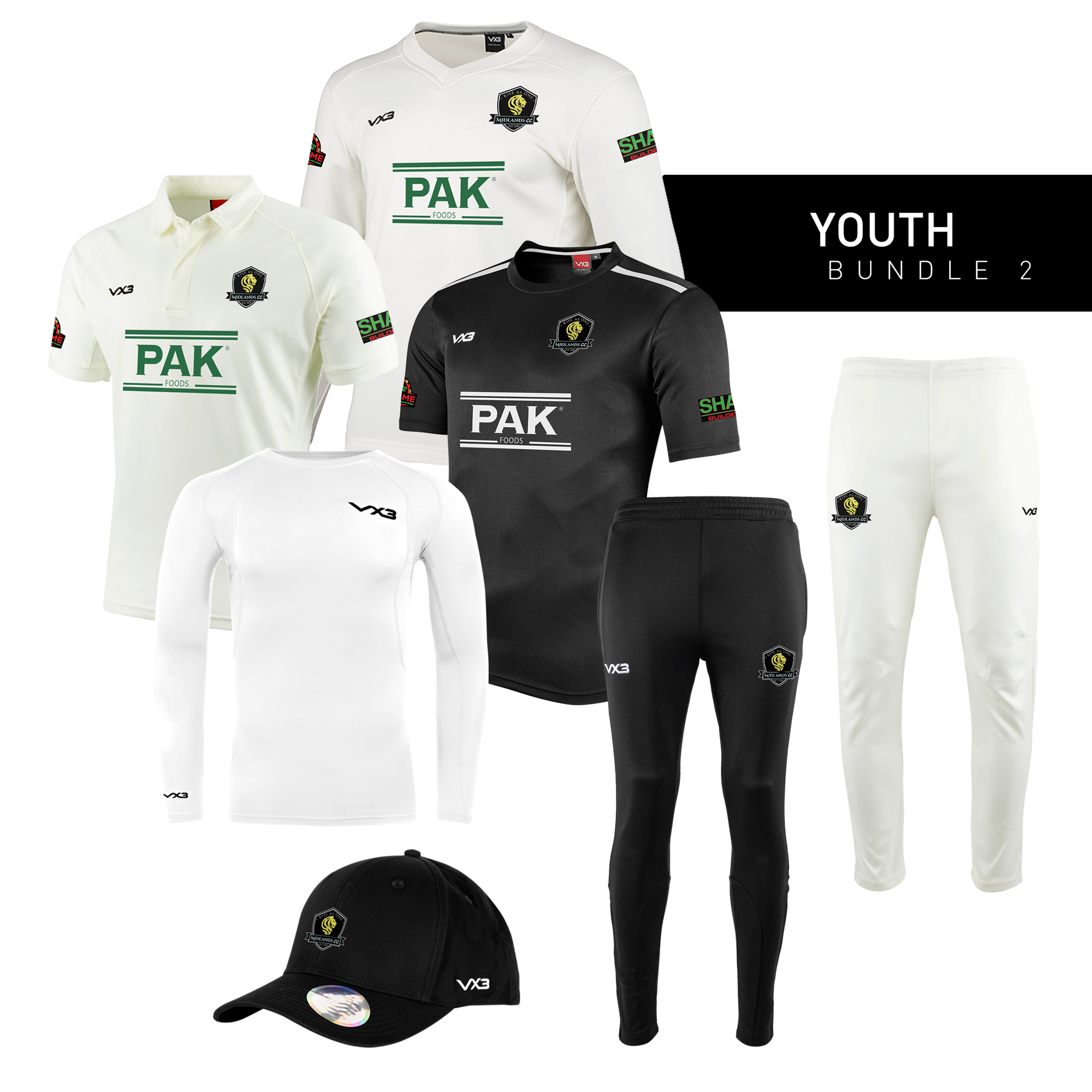 Midlands Cricket Club Youth Bundle 2
