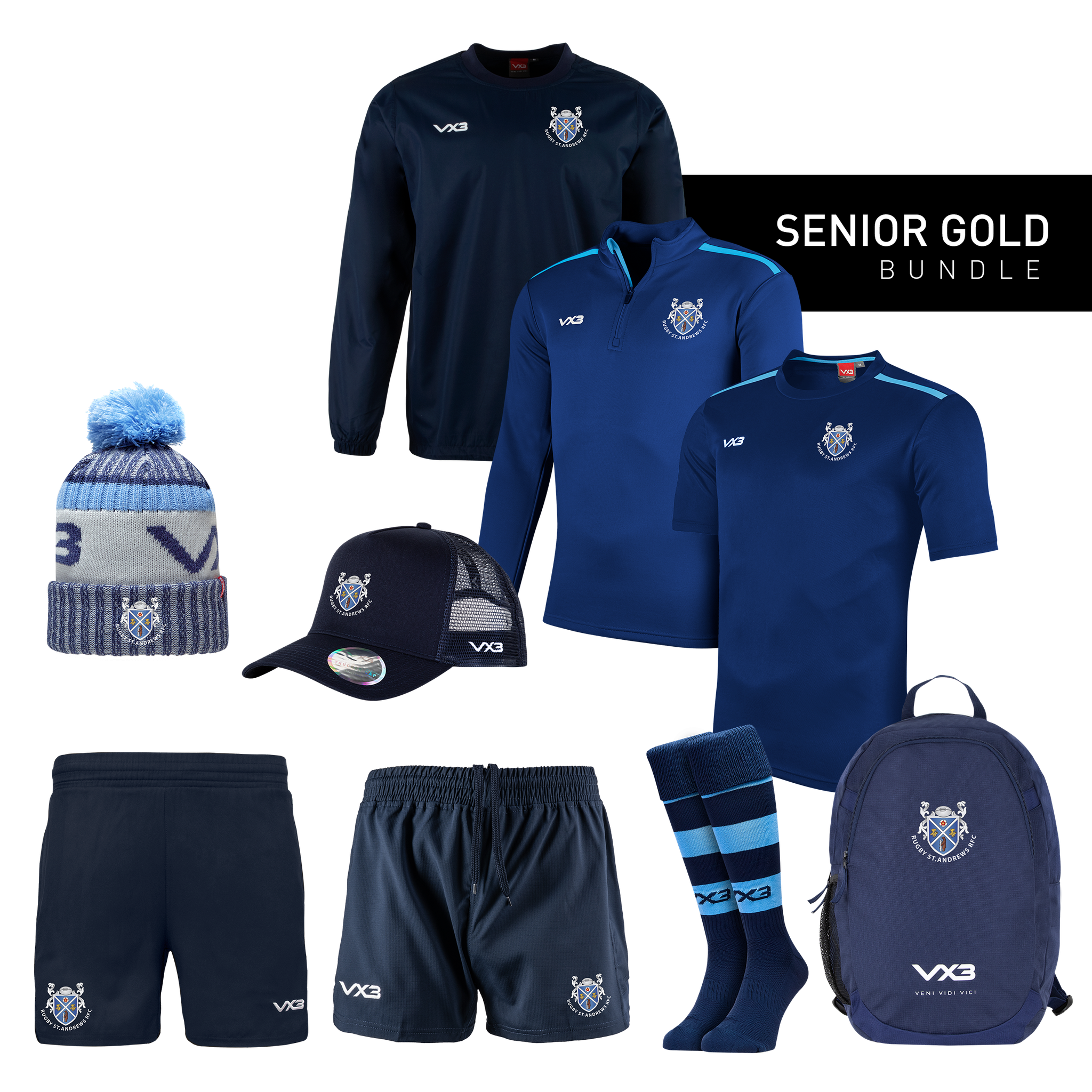 Rugby St Andrews RFC Senior Gold Bundle