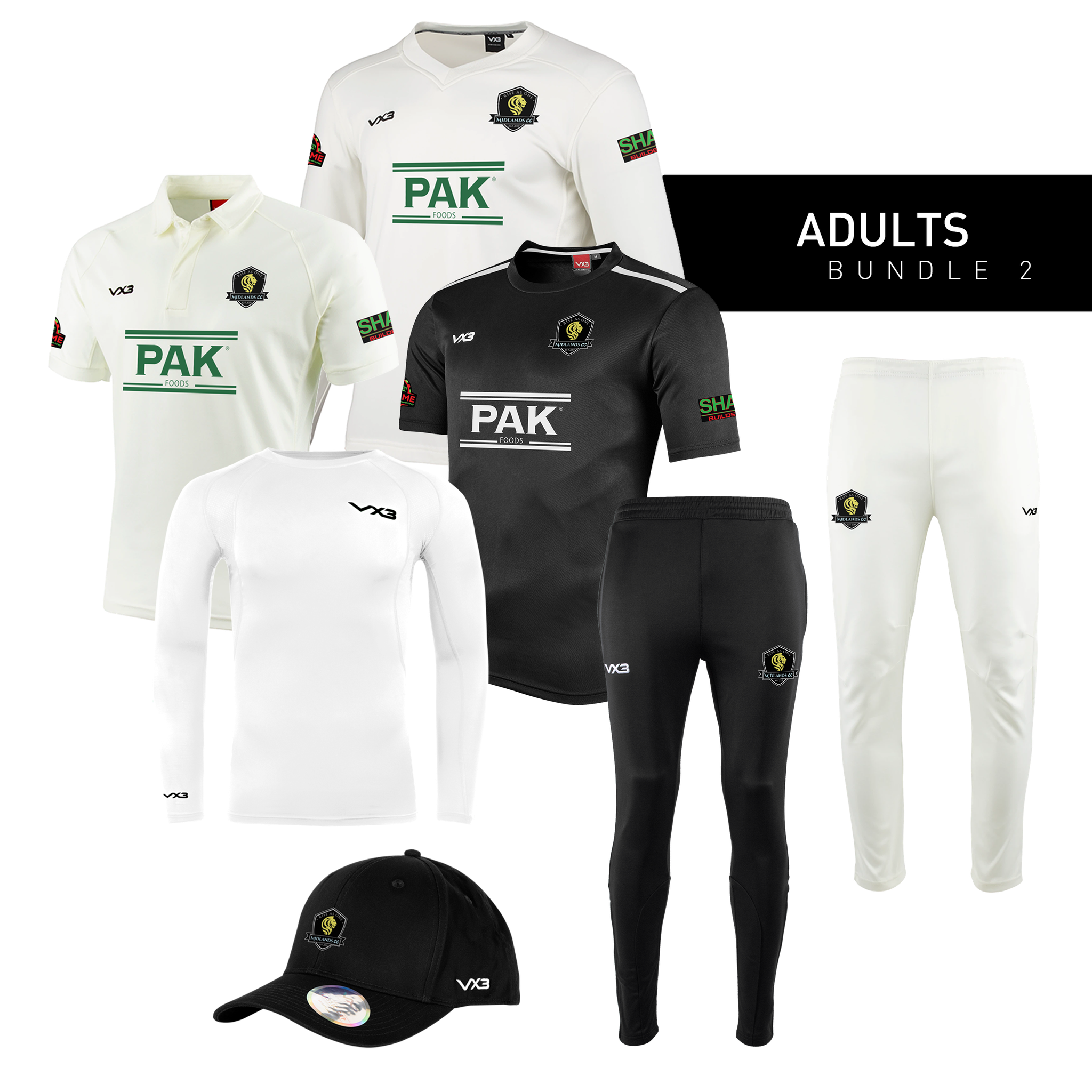 Midlands Cricket Club Adults Bundle 2
