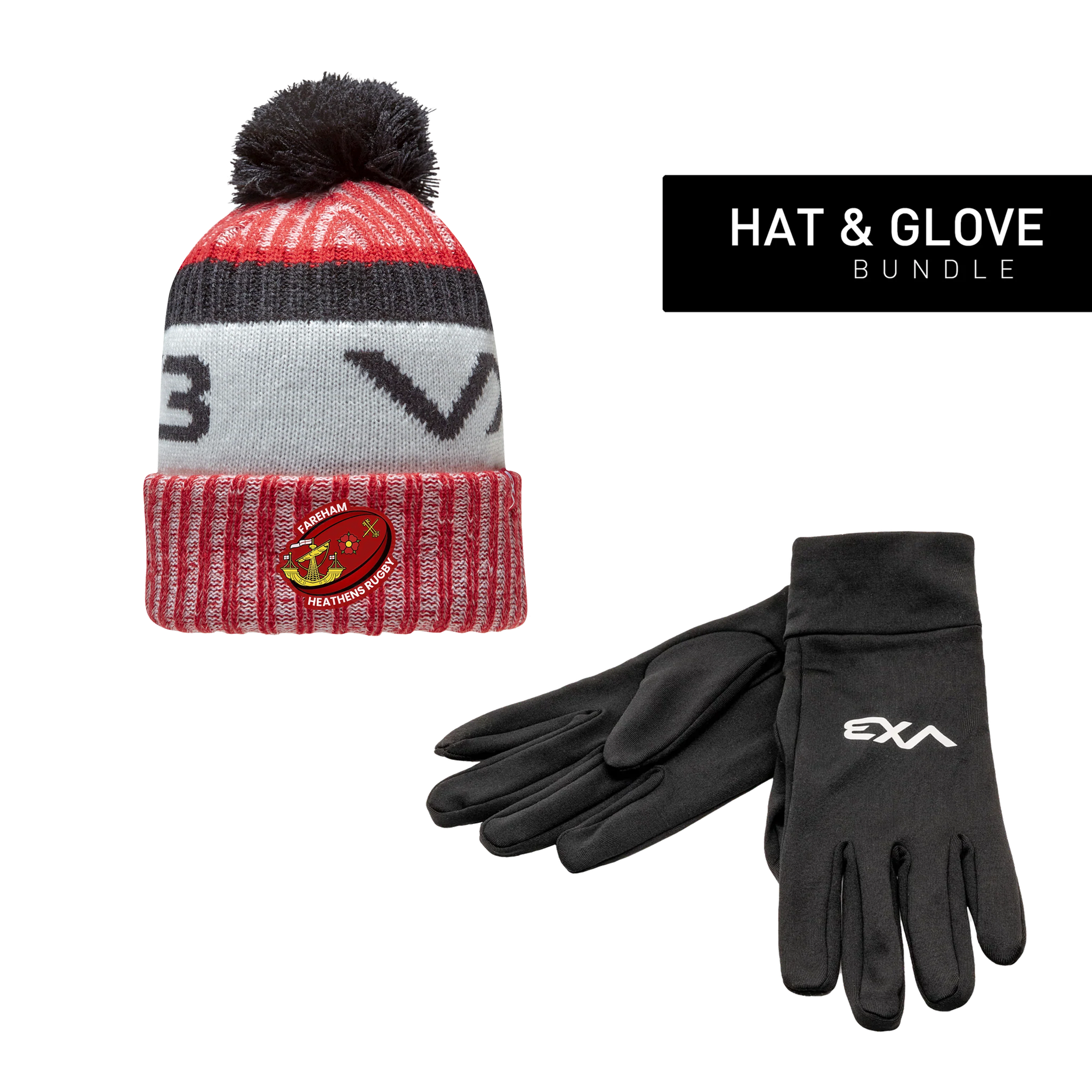 Fareham Heathens Rugby - Hat & Glove Bundle