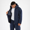 VX3 Protego Waterproof Jacket Navy Front View
