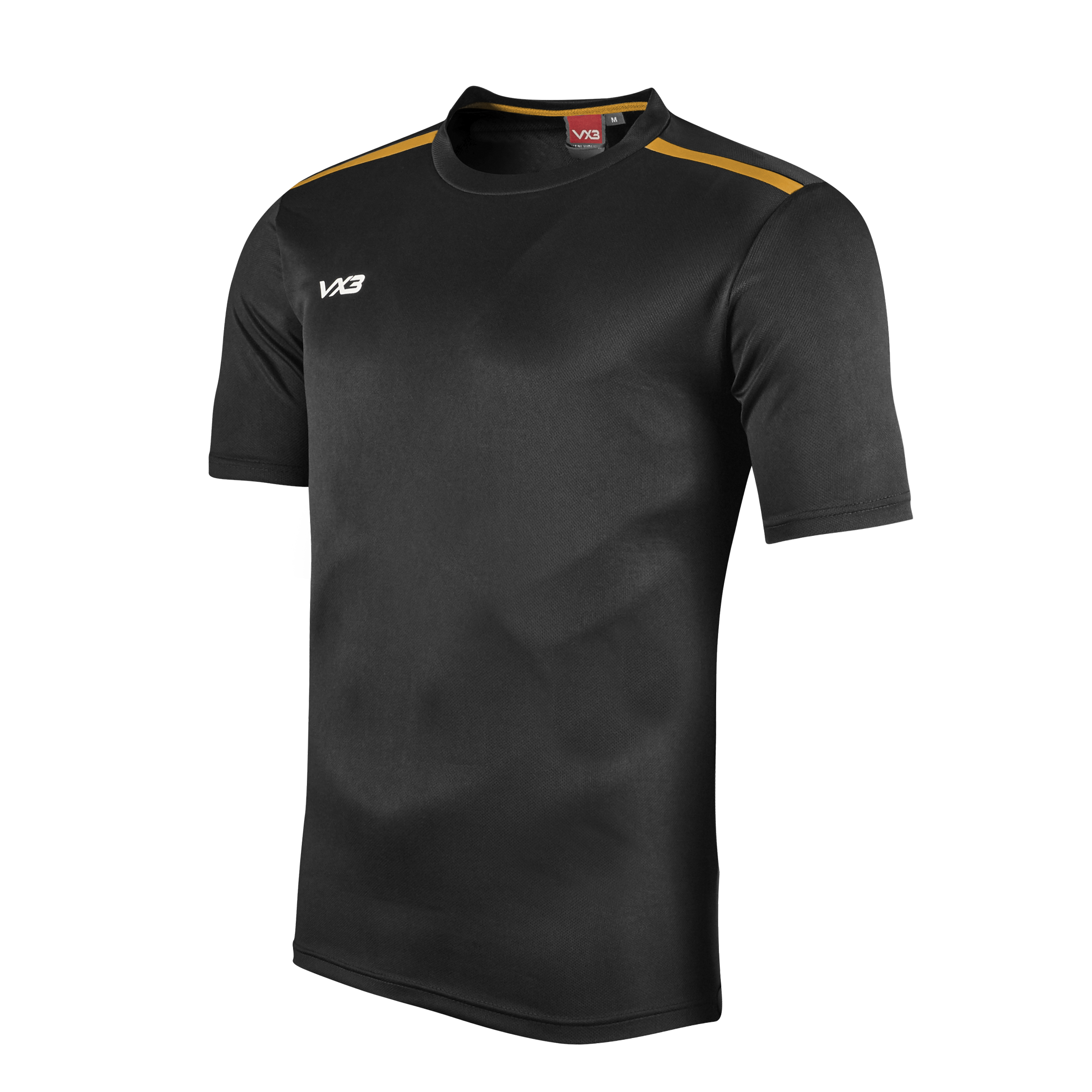 Fortis Youth Tee Black/Amber