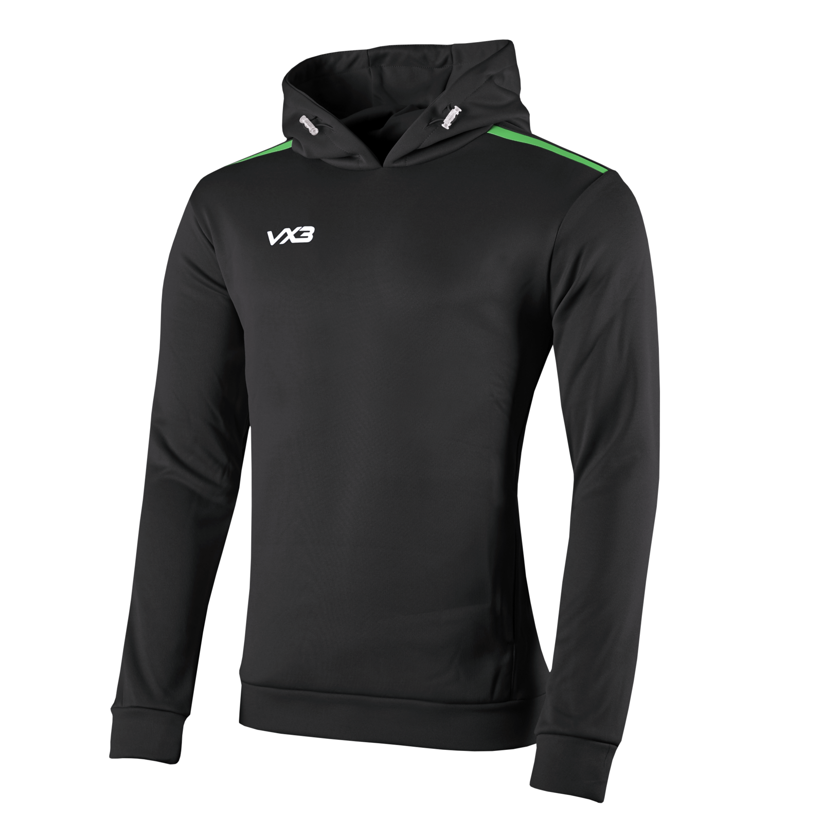 Fortis Youth Hoodie Black/Emerald