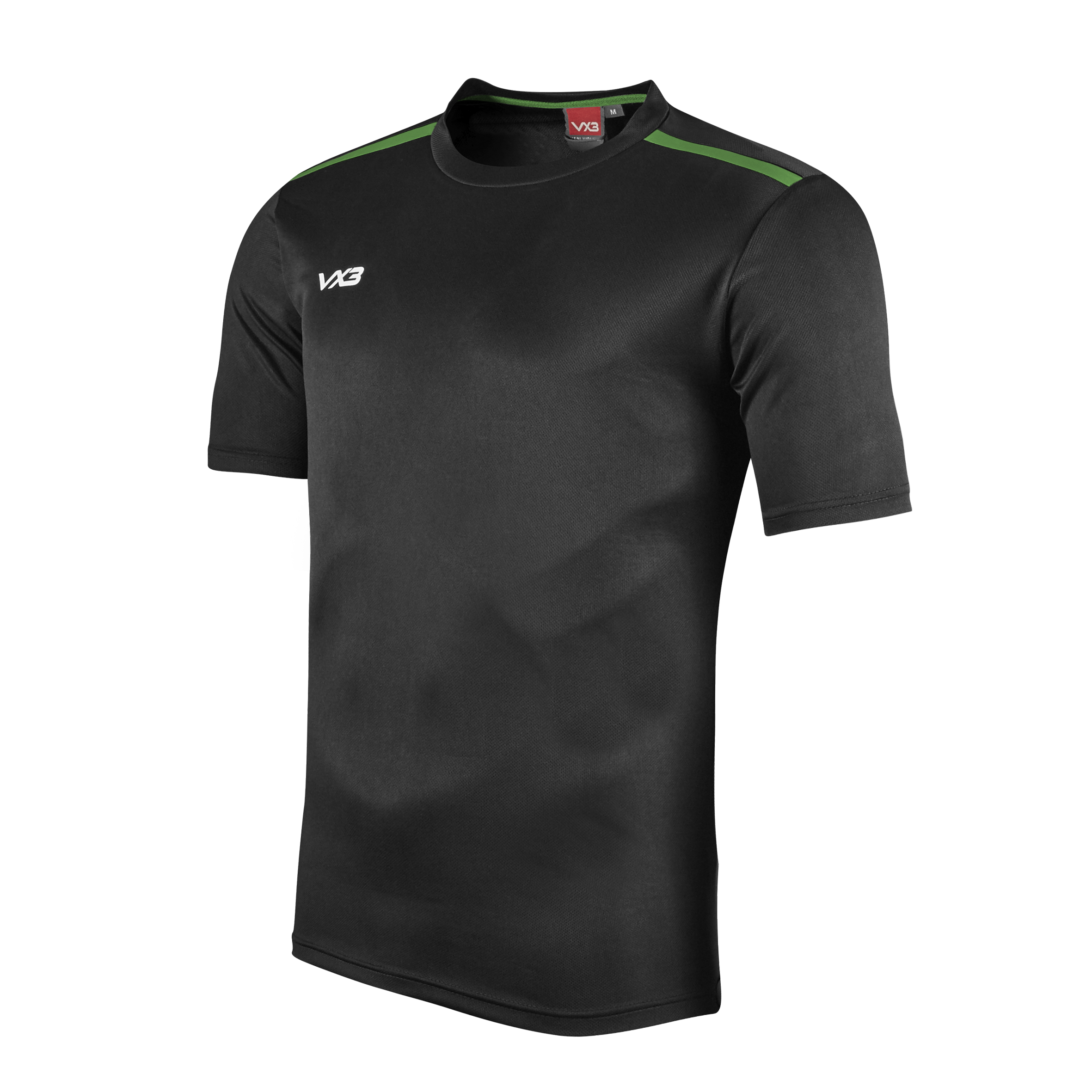 Fortis Youth Tee Black/Emerald