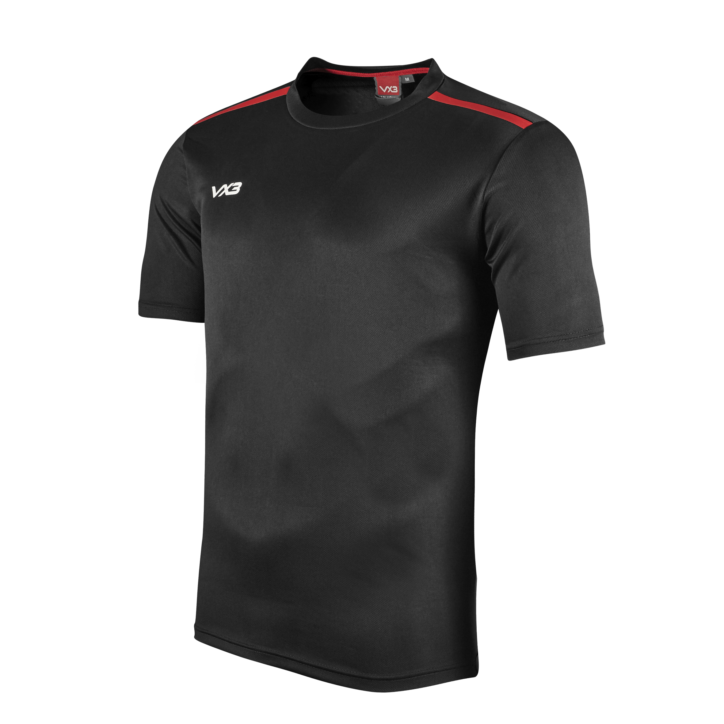 Fortis Youth Tee Black/Red