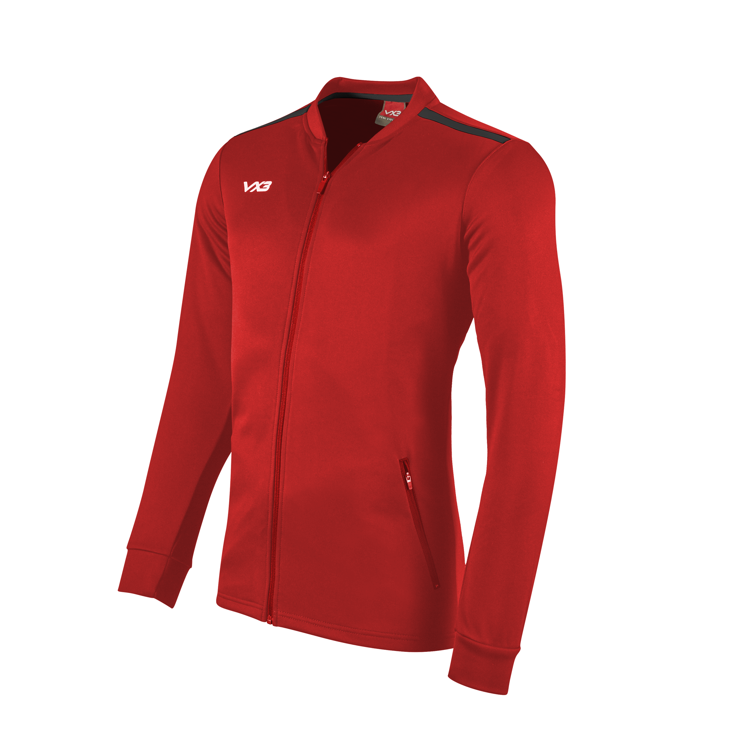 Fortis Youth Presentation Jacket Red/Black