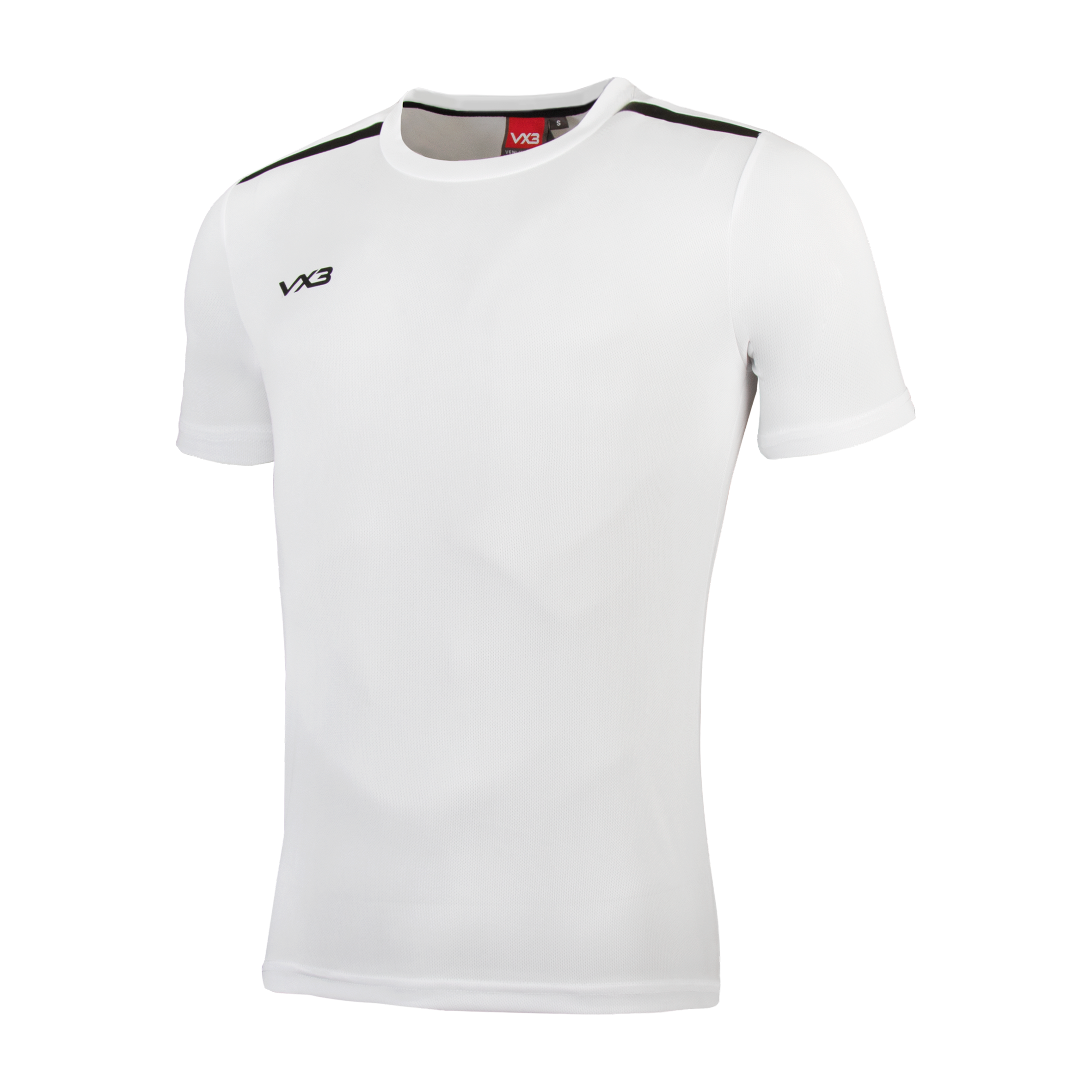 Fortis Youth Tee White/Black