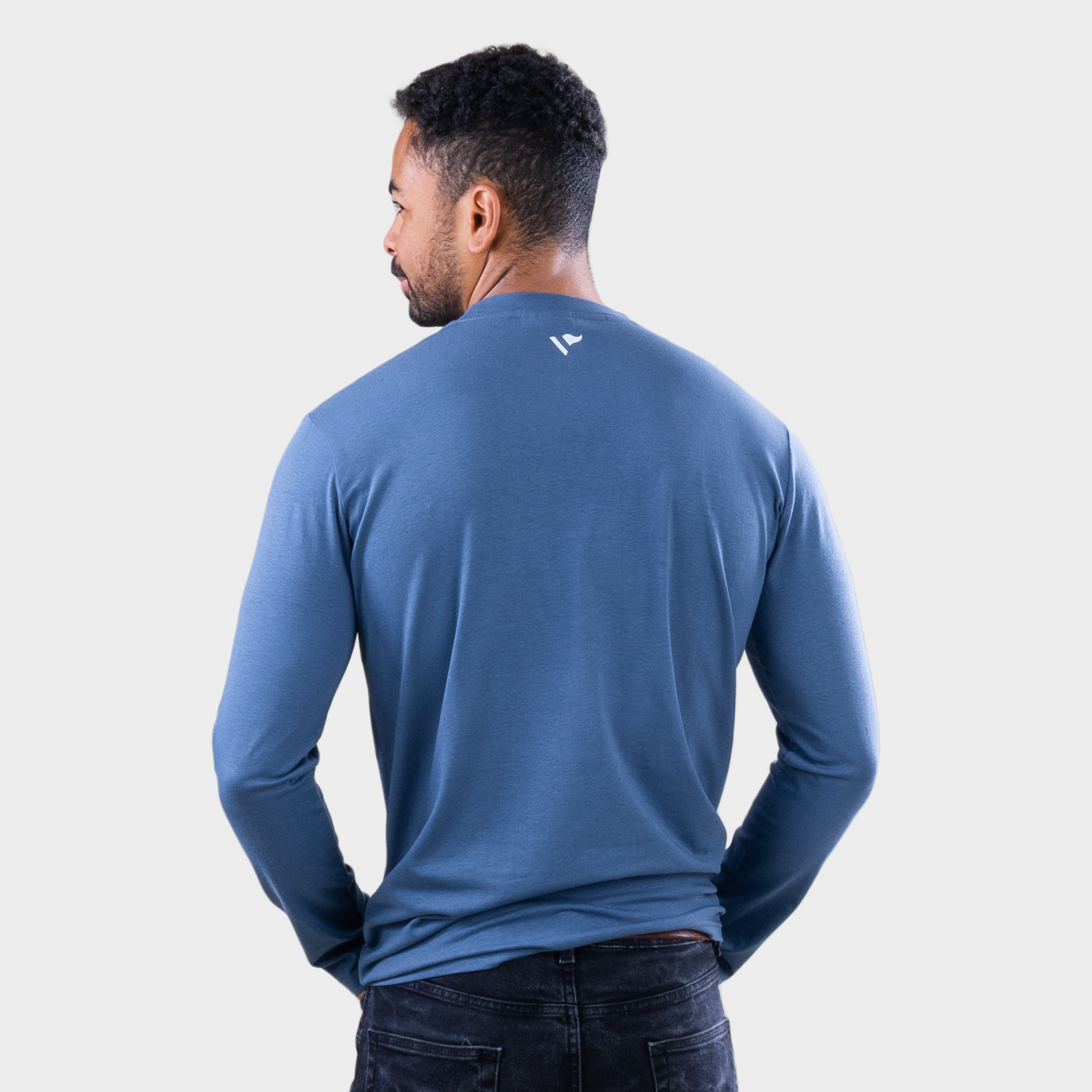 Avitus Tee Denim Blue/White