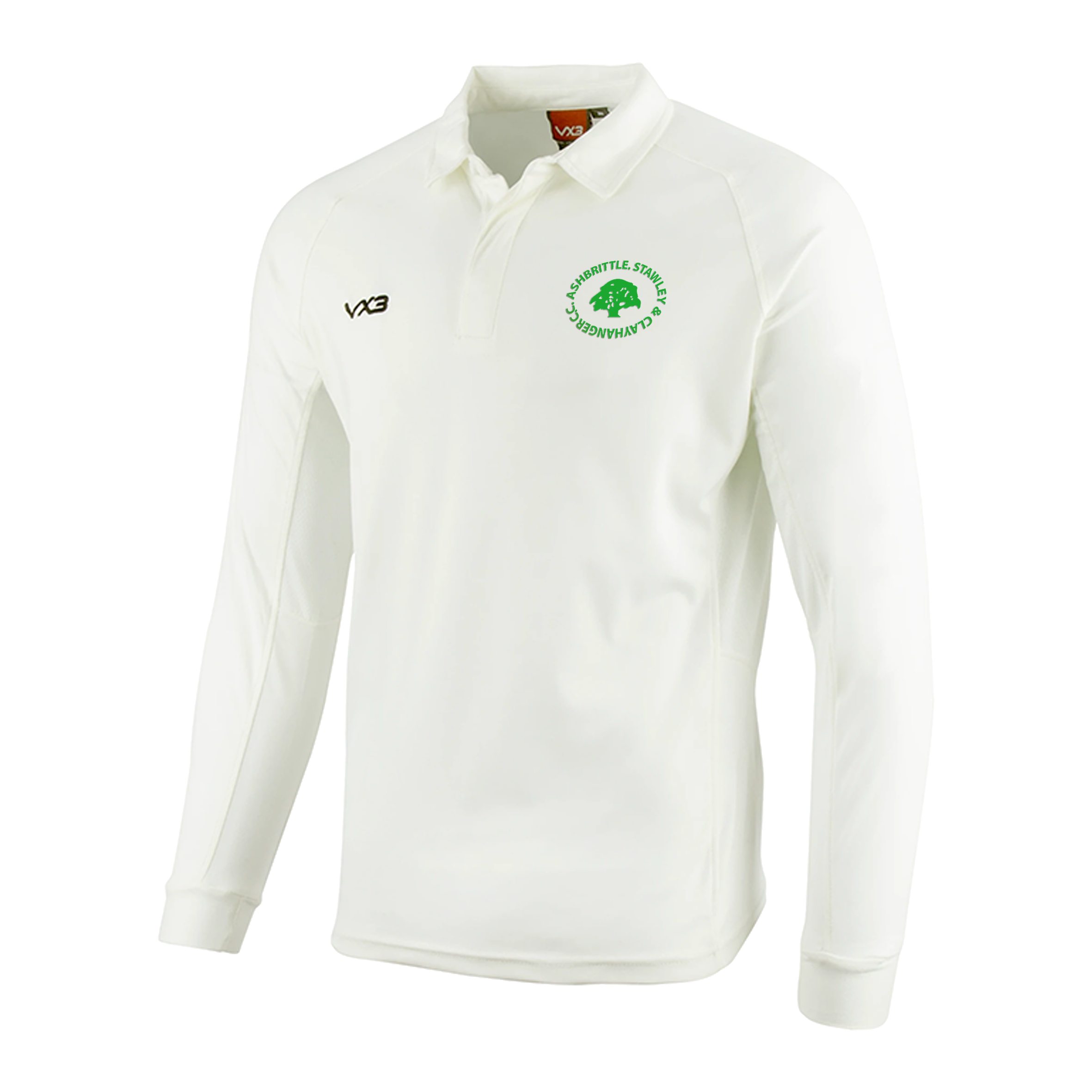 Ashbrittle Cricket Club Long Sleeve Shirt Whites