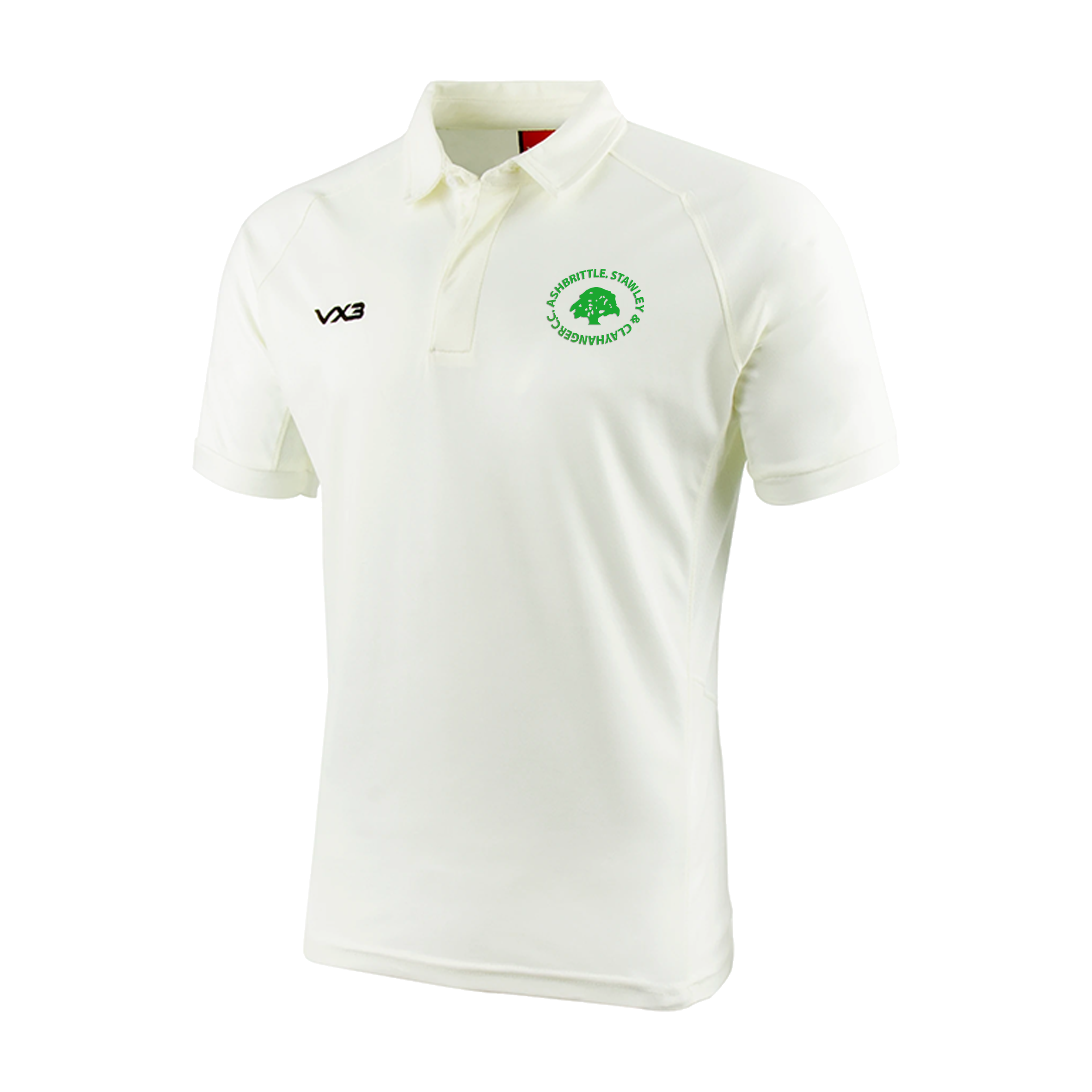 Ashbrittle Cricket Club Short Sleeve Shirt Whites