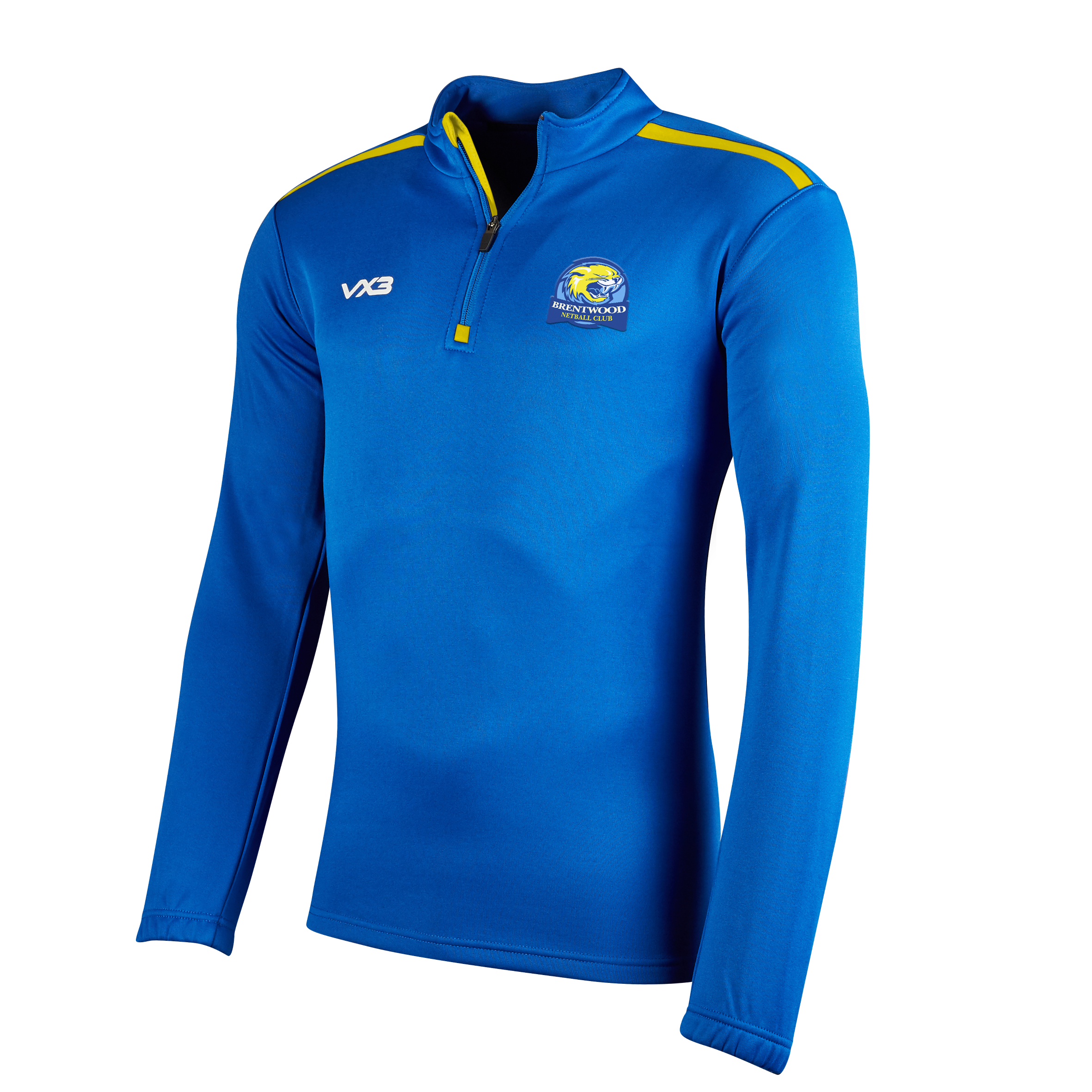 Brentwood Netball Club Fortis Youth Half Zip Sweat