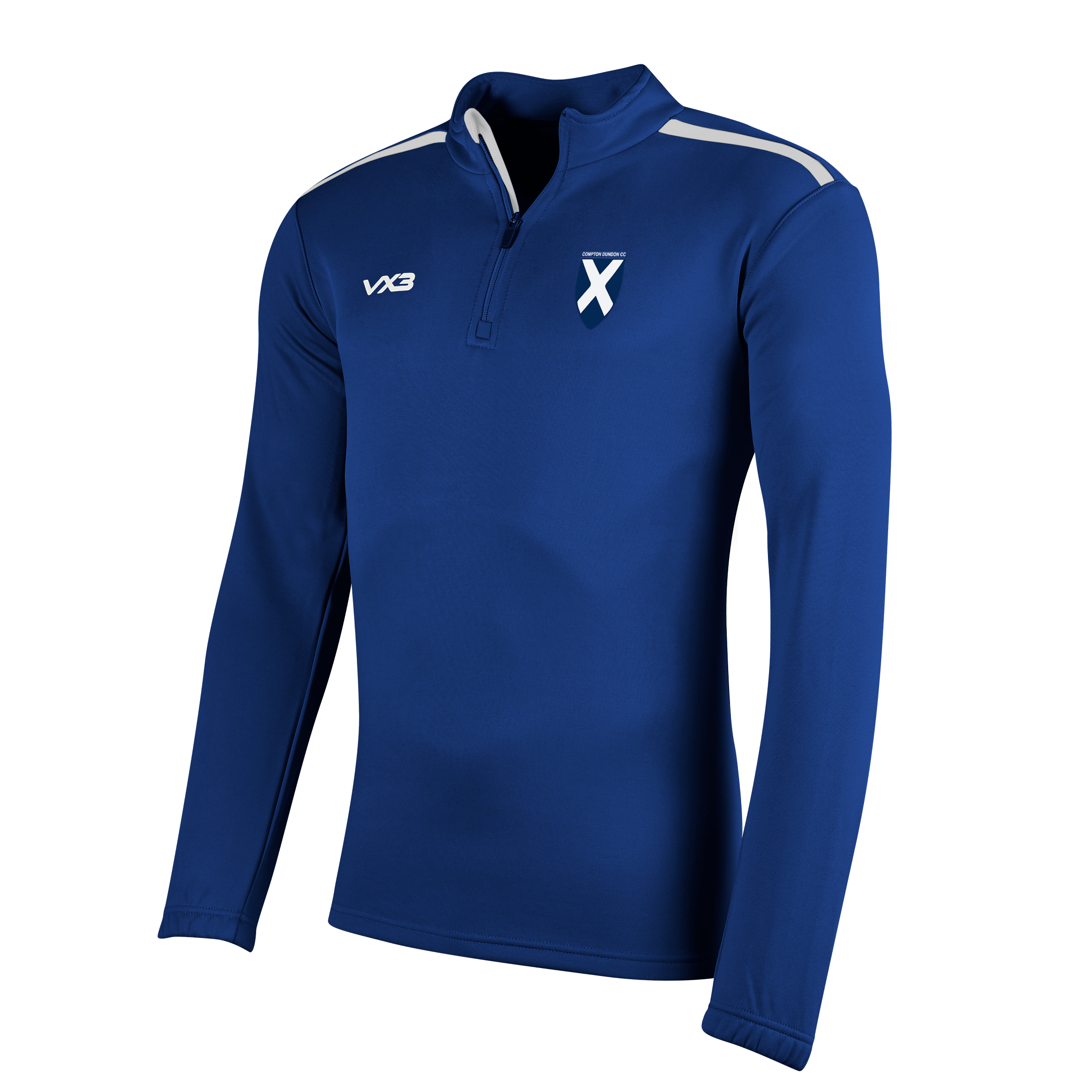 Compton Dundon Cricket Club Fortis Youth Half Zip Sweat
