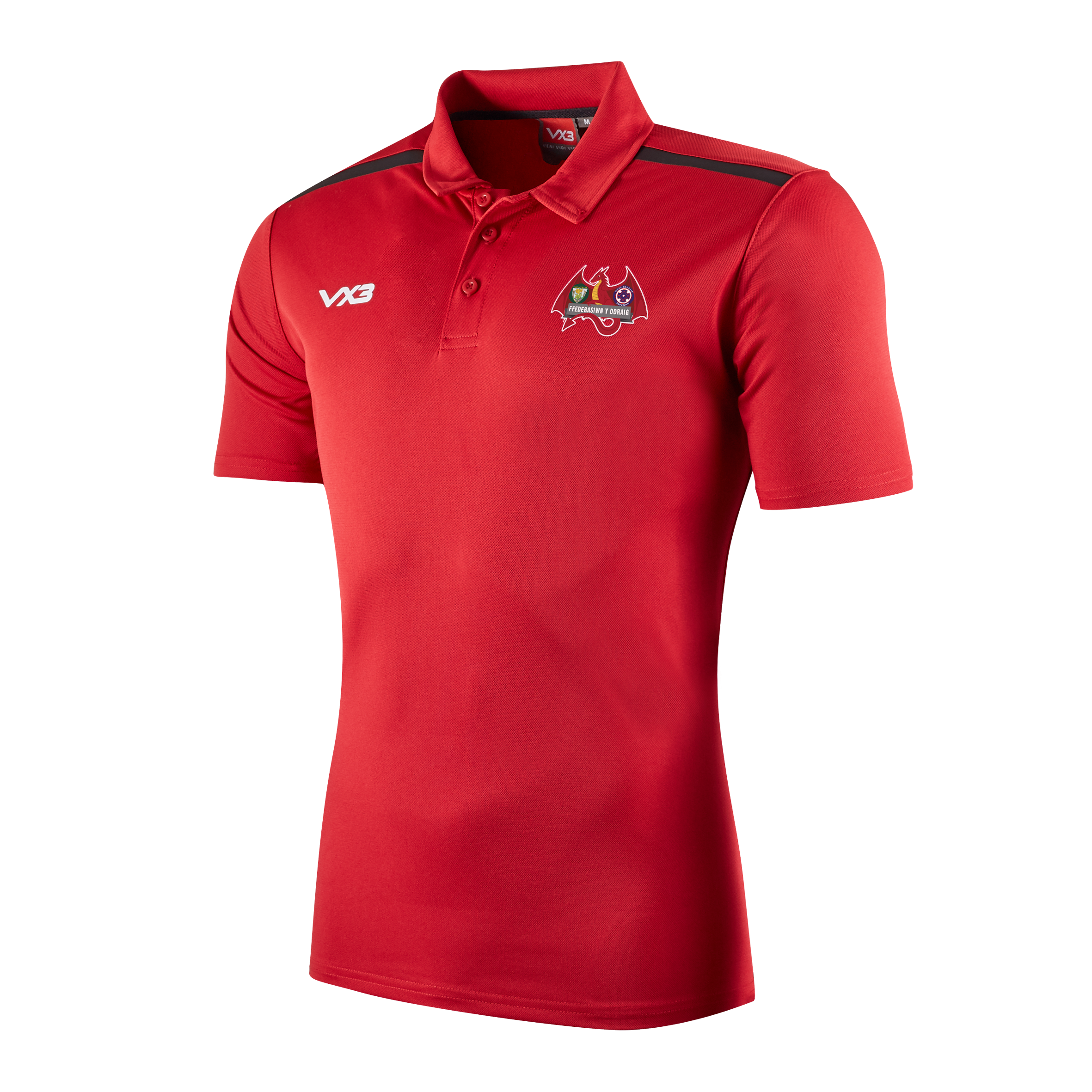 Ffederasiwn y Ddraig Fortis Polo Red