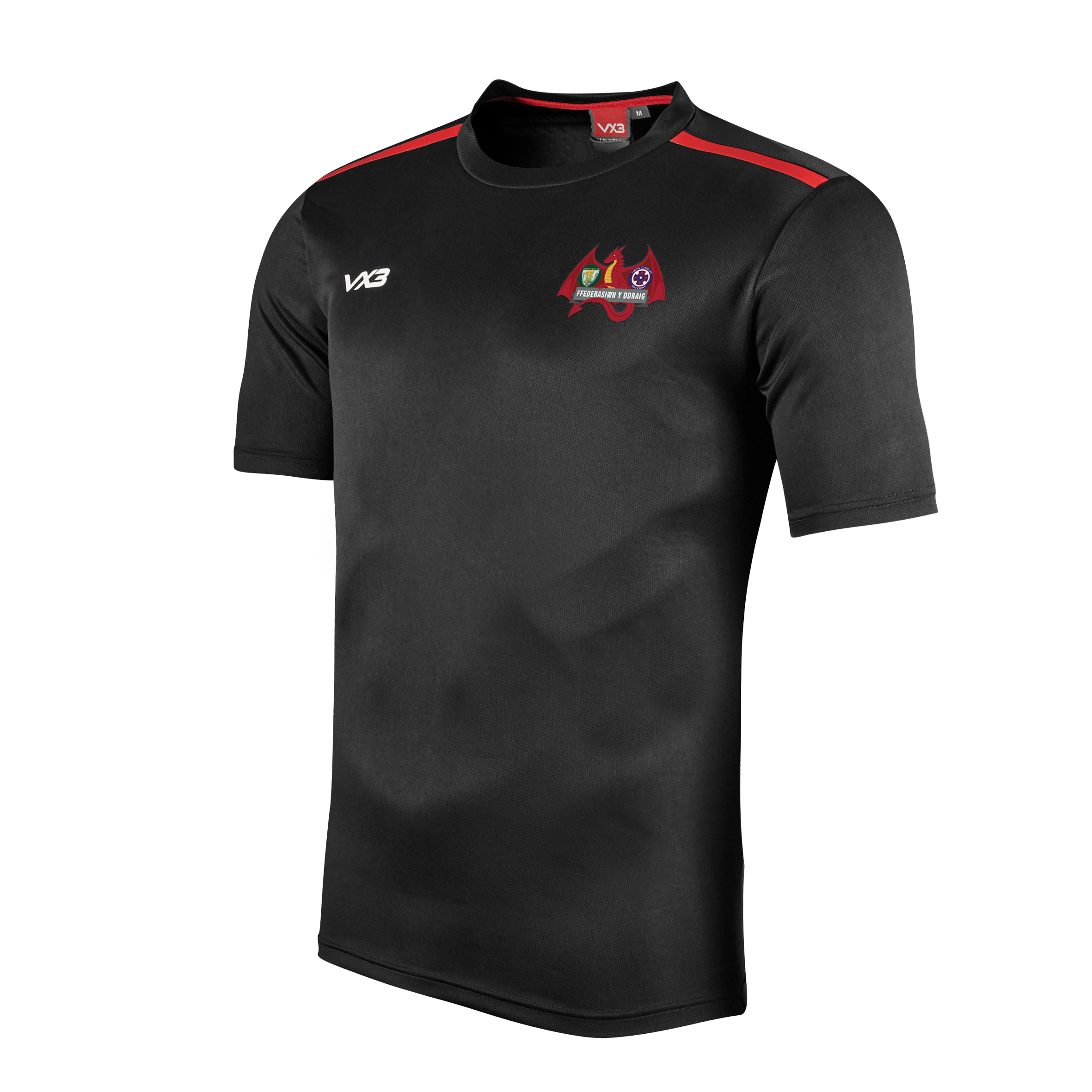 Ffederasiwn y Ddraig Fortis Tee Black