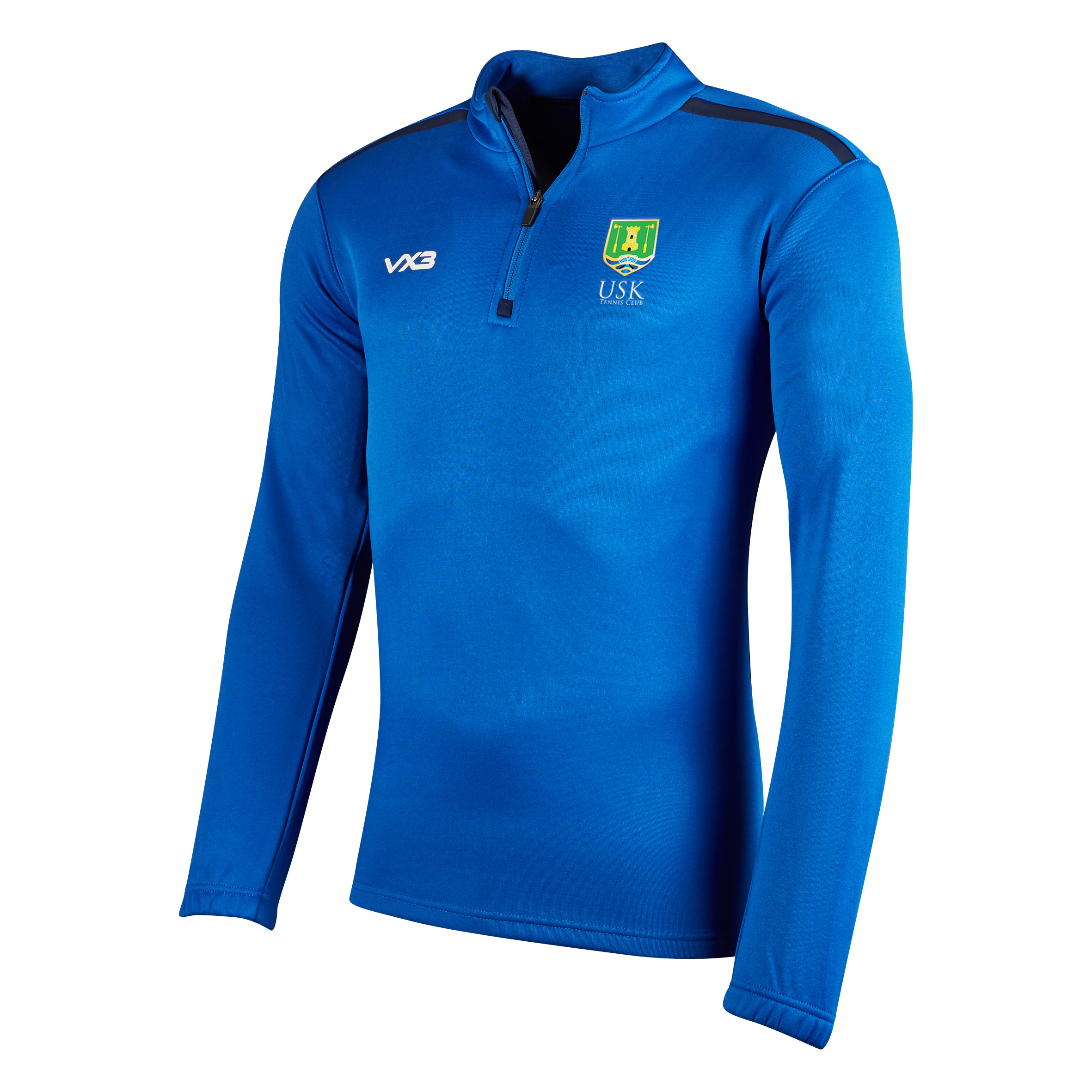 Usk Tennis Club Fortis Youth Half Zip Sweat