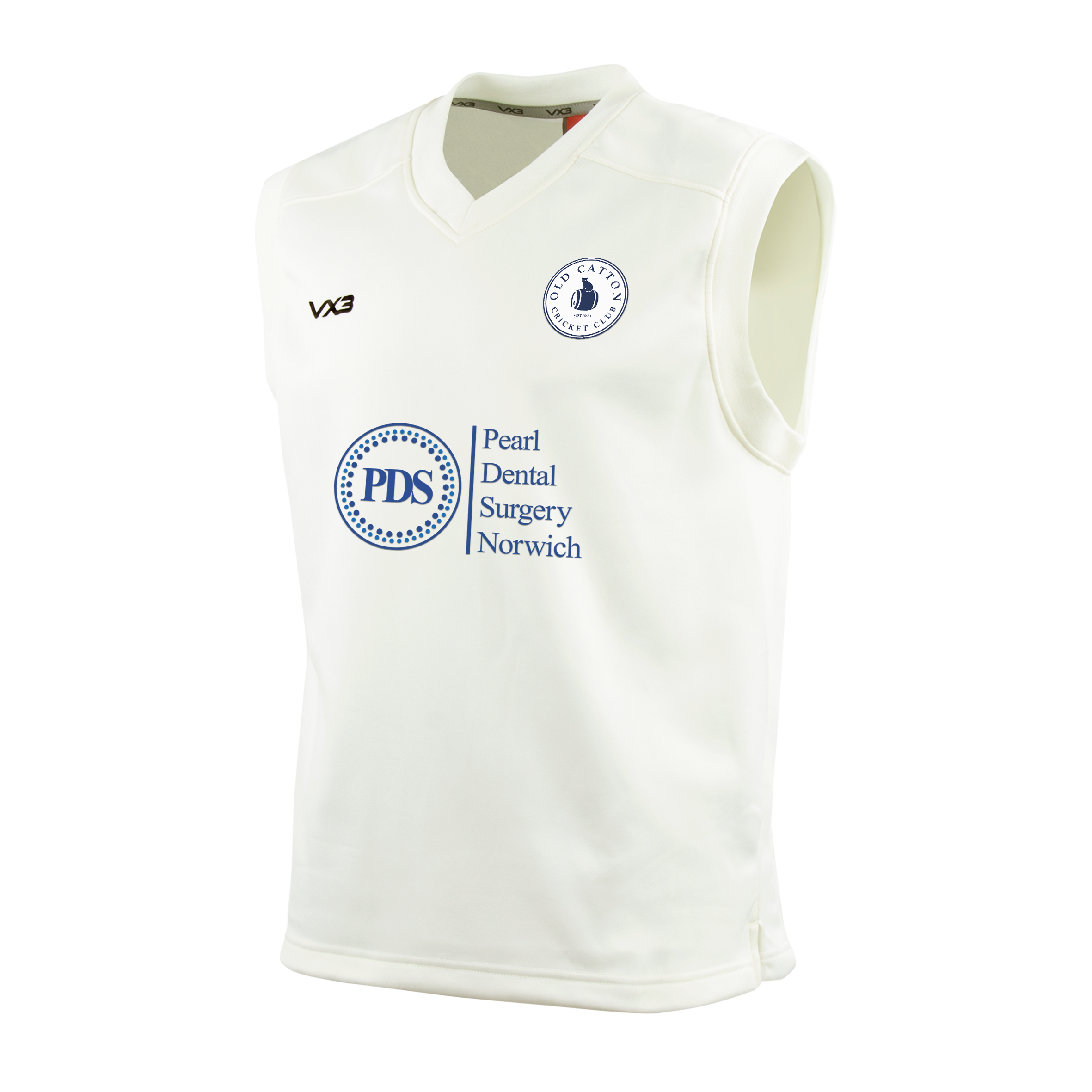 Old Catton Cricket Club Whites Slipover