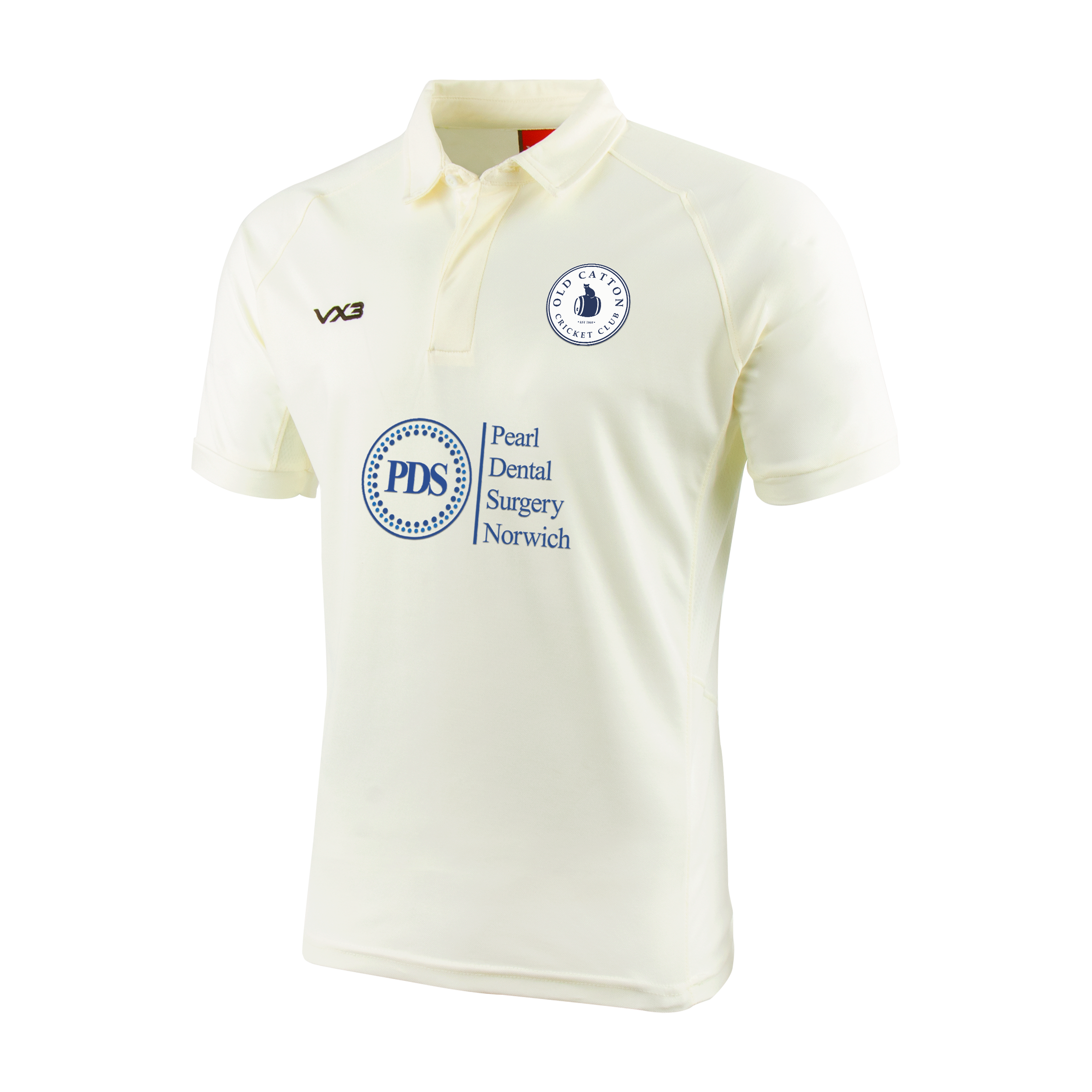 Old Catton Cricket Club Whites S/S Shirt