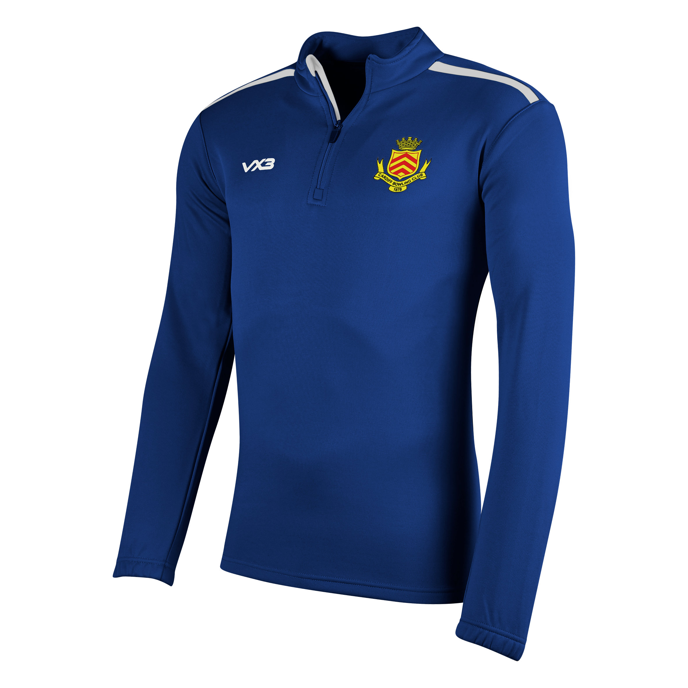 Cardiff Bowls Fortis Youth Half Zip Sweat