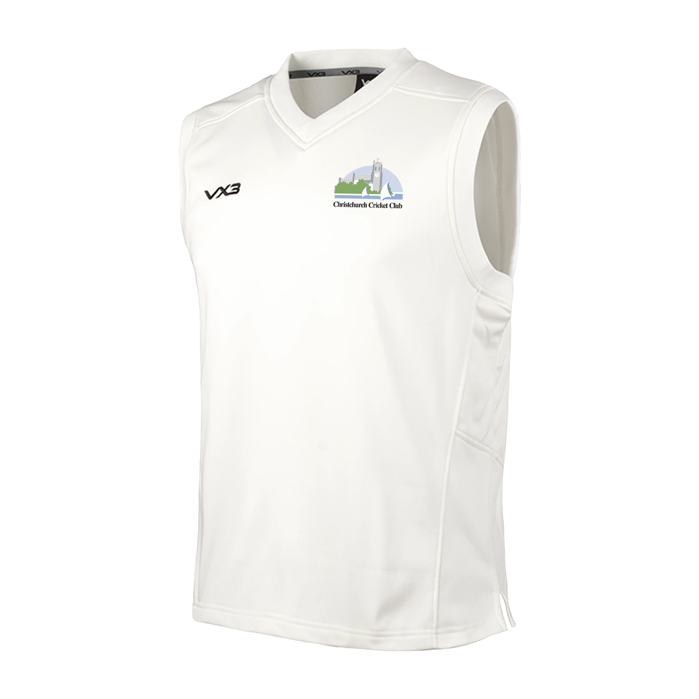 Christchurch Cricket Club Youth Whites Slipover