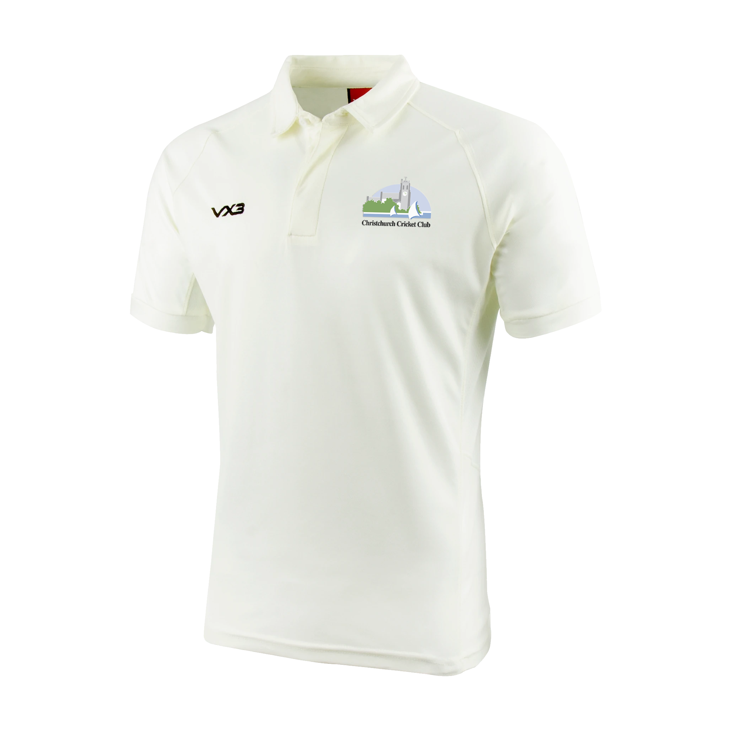 Christchurch Cricket Club Whites S/S Shirt