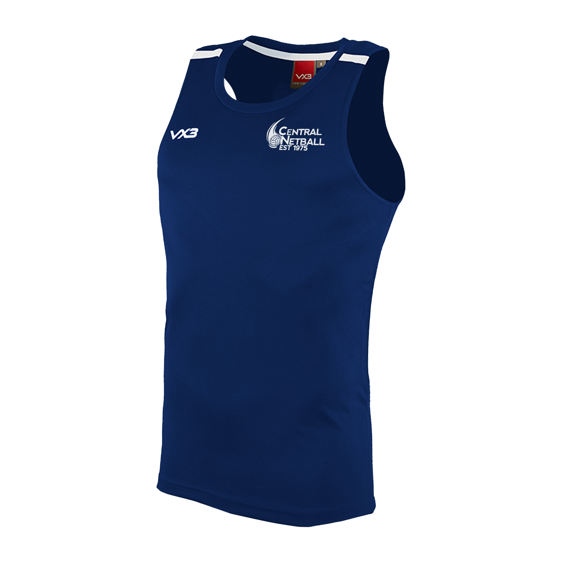Central Netball Club Fortis Vest Navy