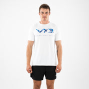 Invicta Tee White/ Navy Camo