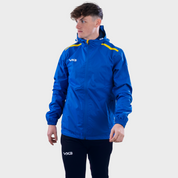 Fortis Full Zip Rain Jacket Royal/Yellow