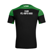 Clwb Pêl-Rwyd Urdd Opus Tee - Black Emerald