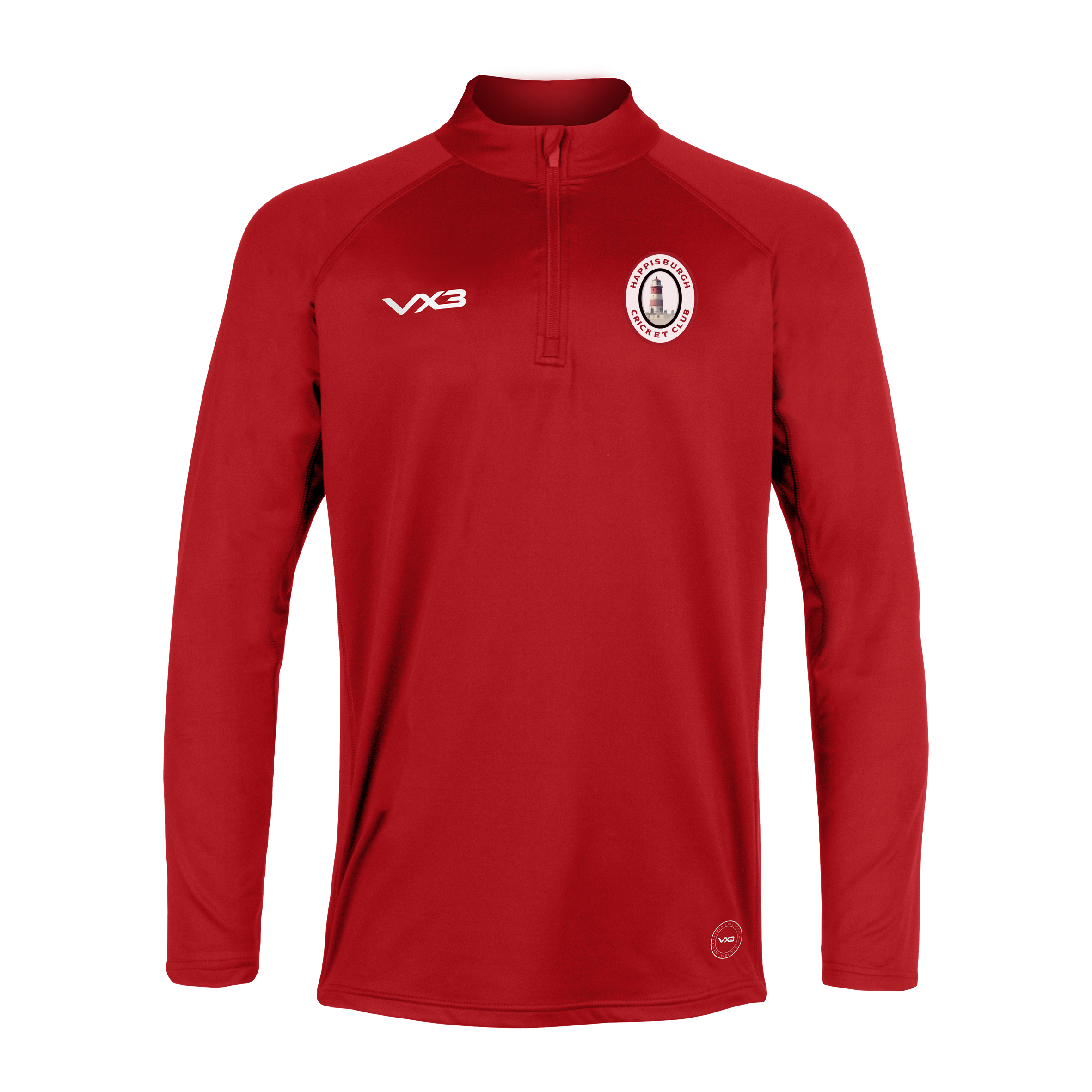 Happisburgh Cricket Club Primus Quarter Zip Red