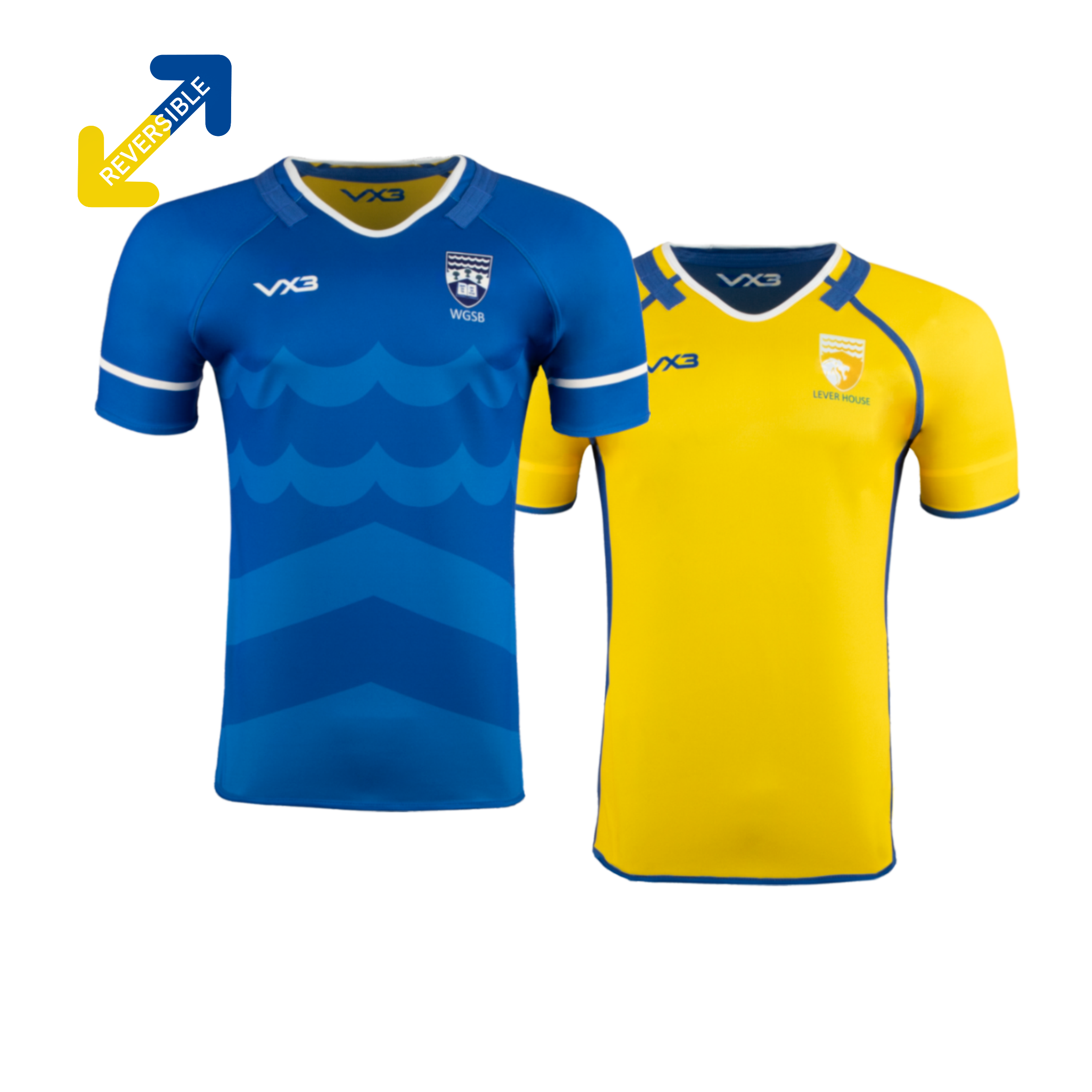 Wirral Grammar School Lever House Reversible Playing Shirt