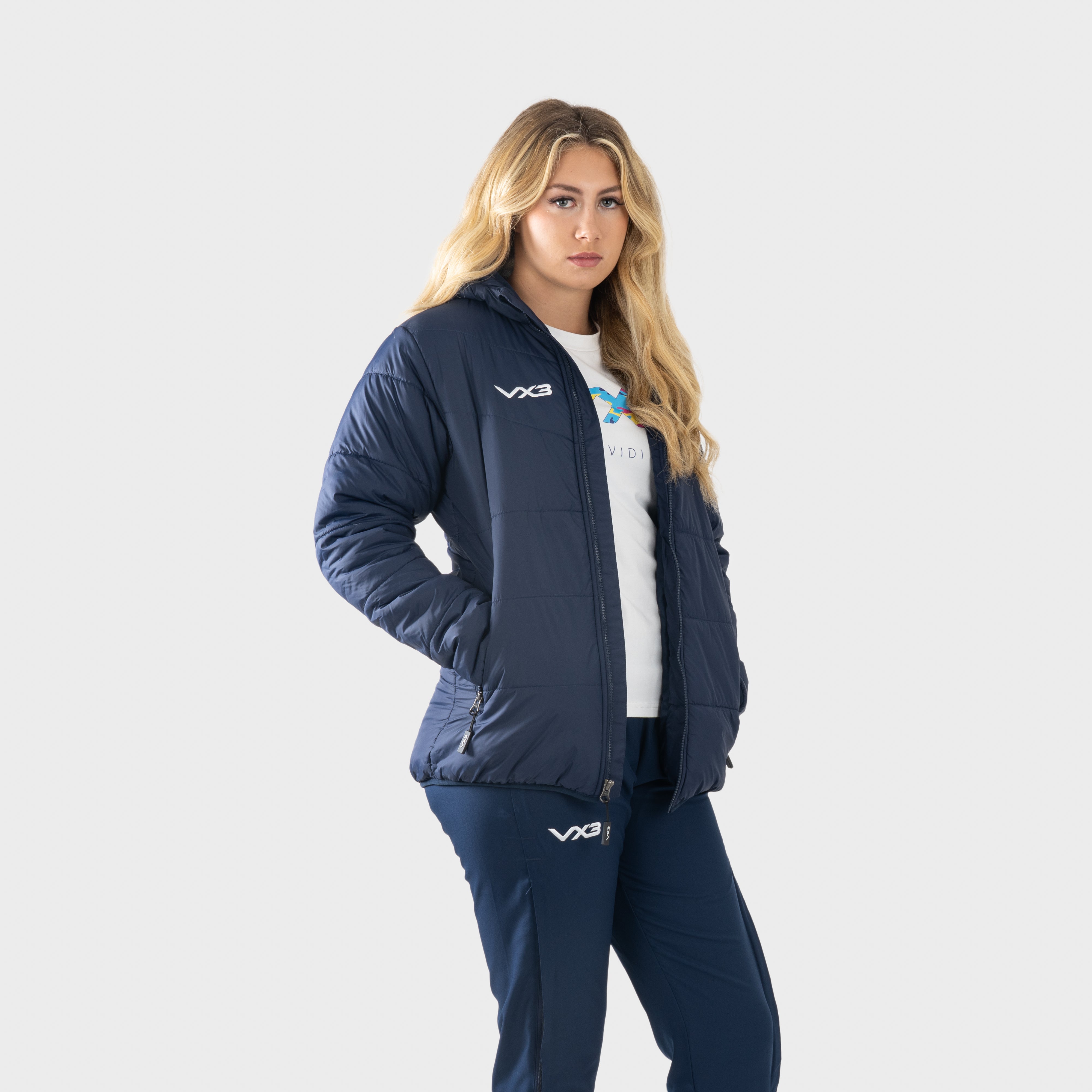Lorica Quilted Jacket Ladies Navy