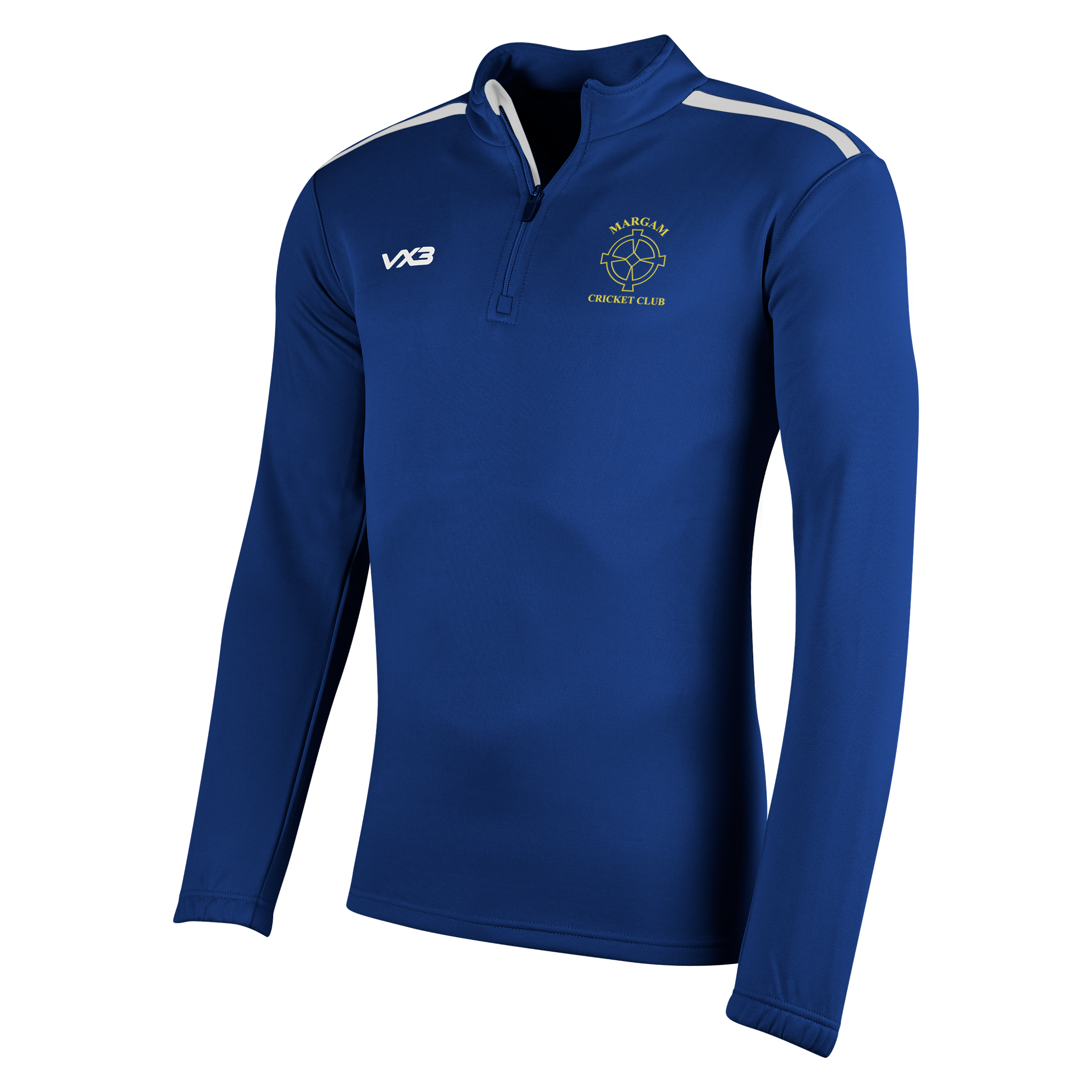 Margam Cricket Club Fortis Youth Half Zip Sweat