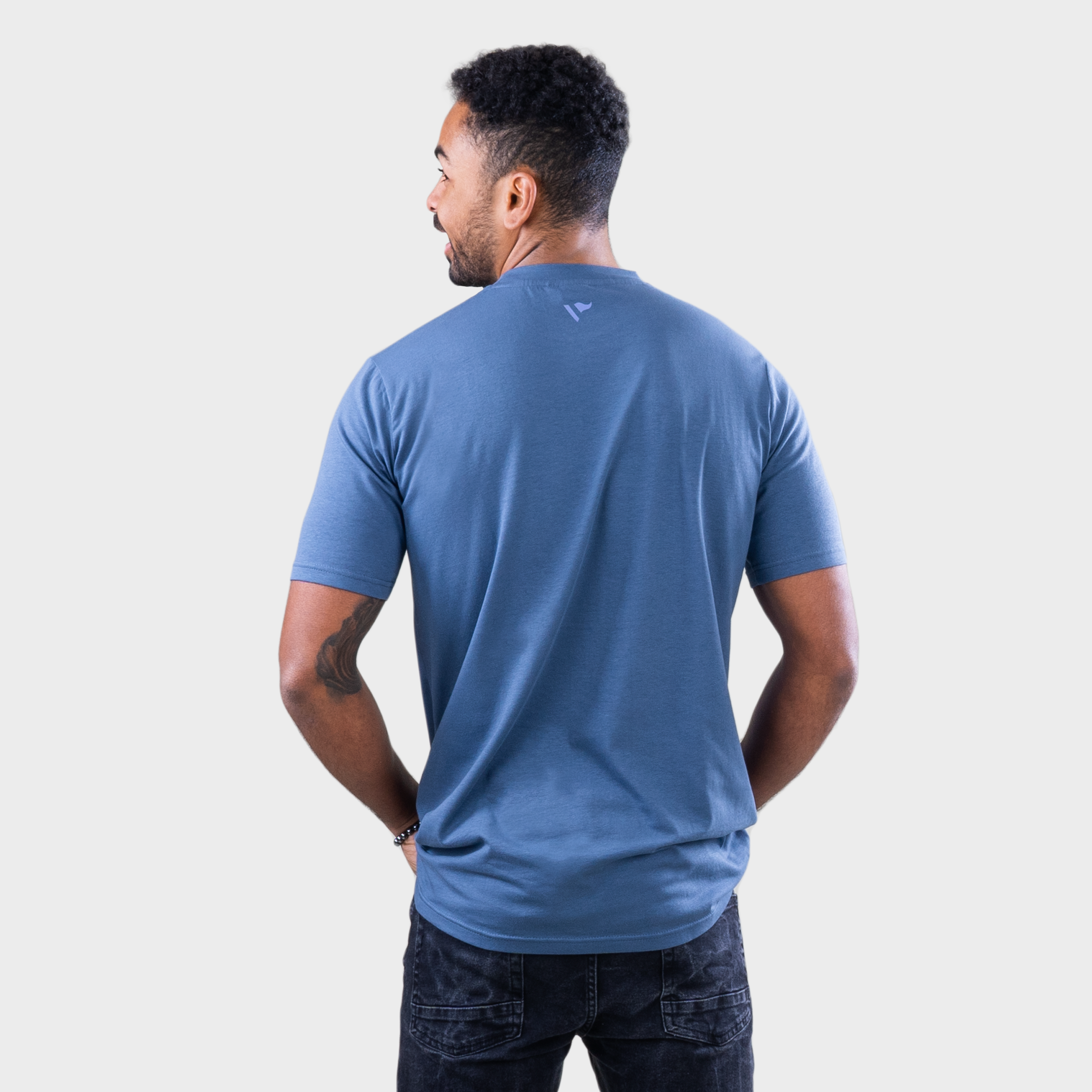 Invicta Tee Denim Blue/Retro Play