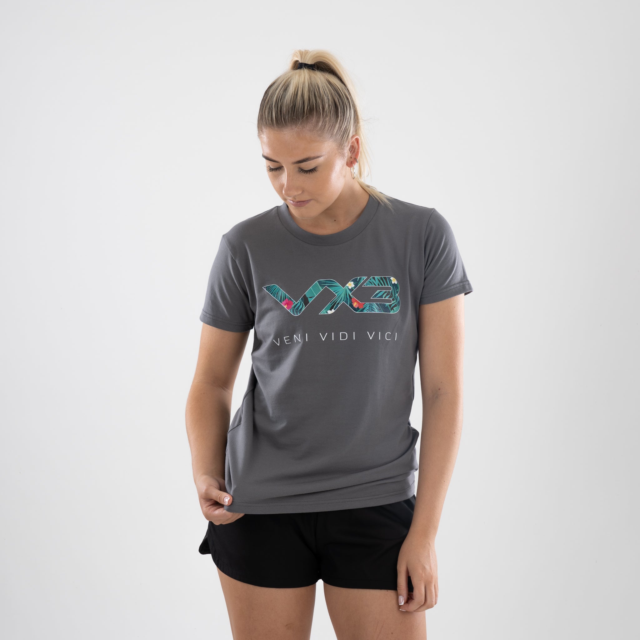 Invicta Ladies Tee Dark Grey/Jungle