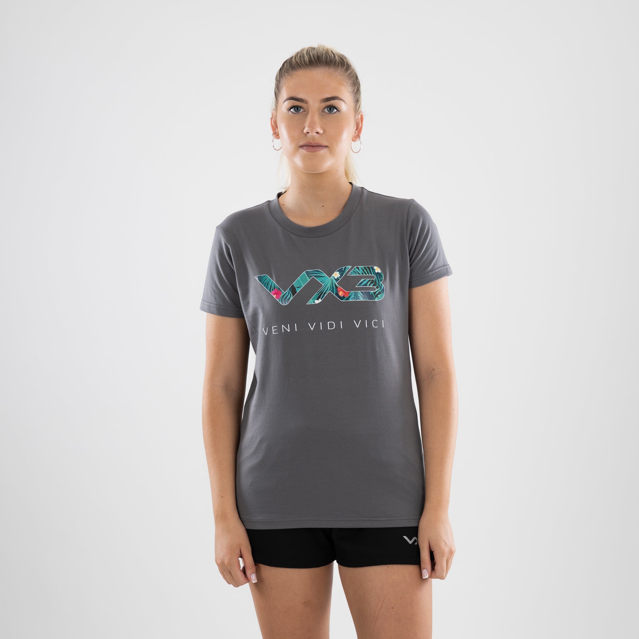 Invicta Ladies Tee Dark Grey/Jungle
