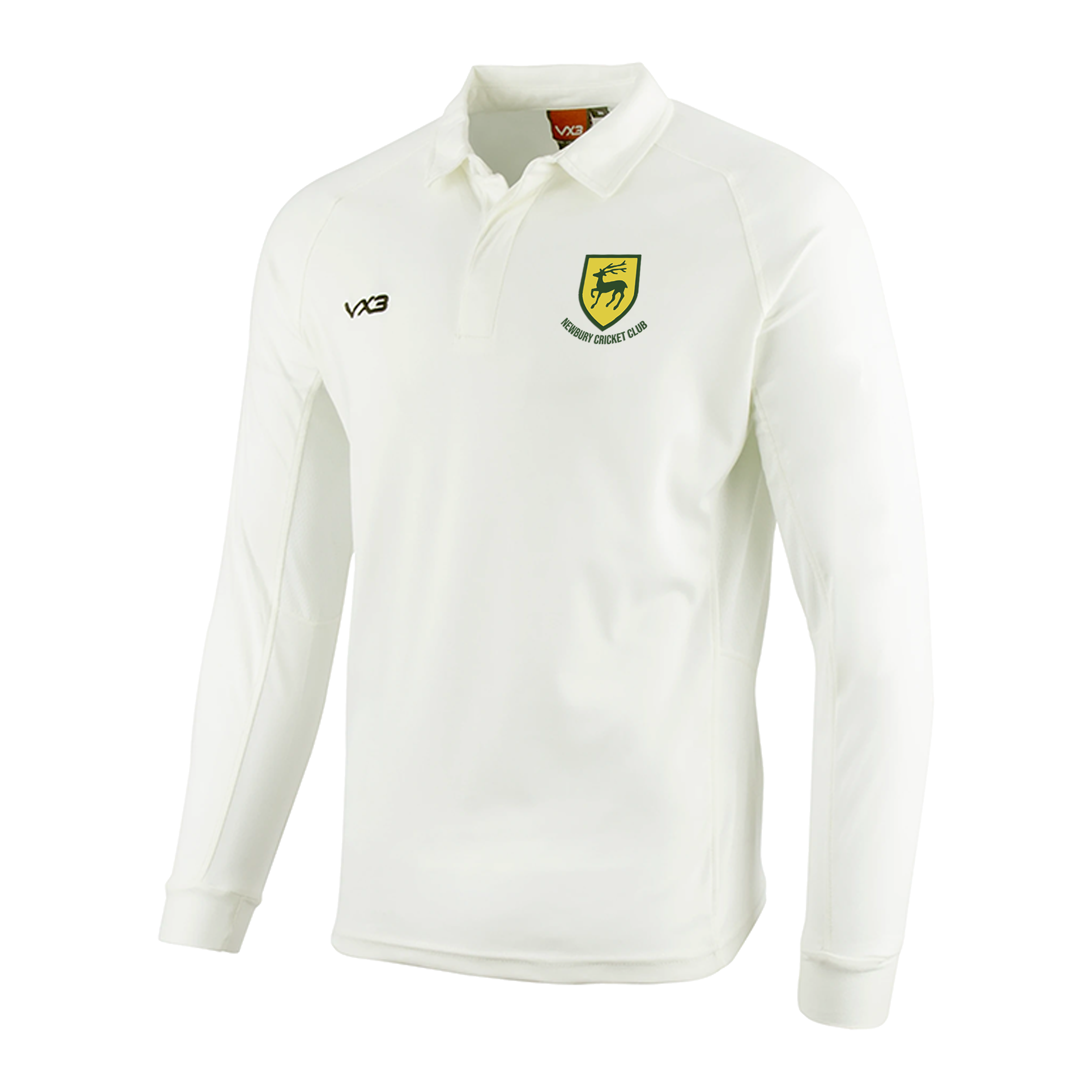 Newbury Cricket Club Cricket Whites Youth L/S Shirt