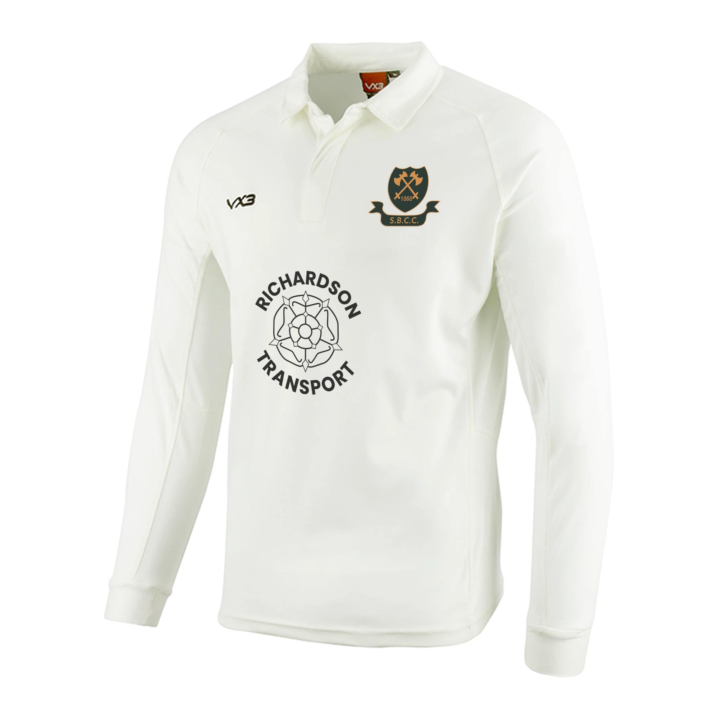 Stamford Bridge Cricket Club Youth L/S Shirt Whites