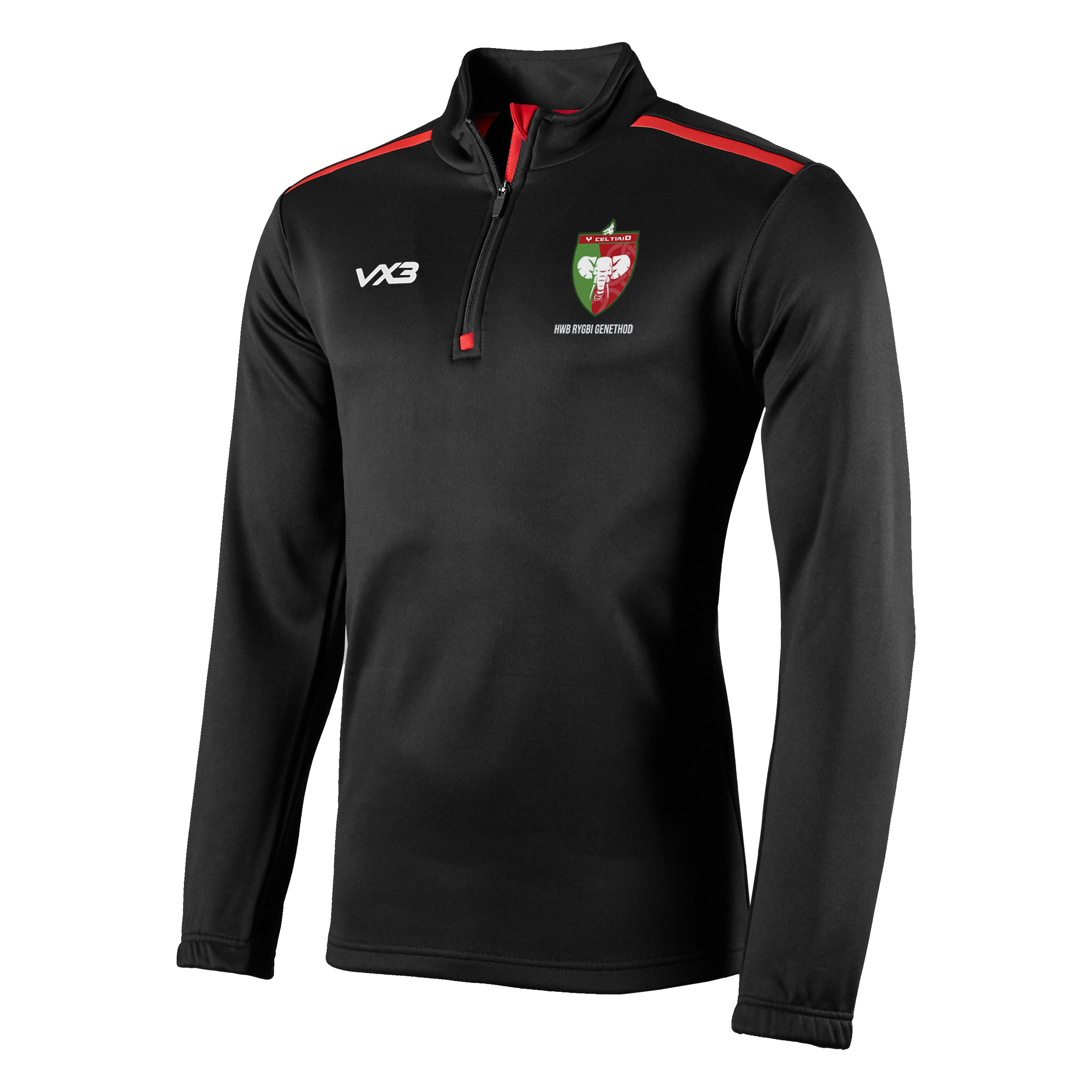 Y Celtiaid Fortis Ladies Quarter Zip Sweat