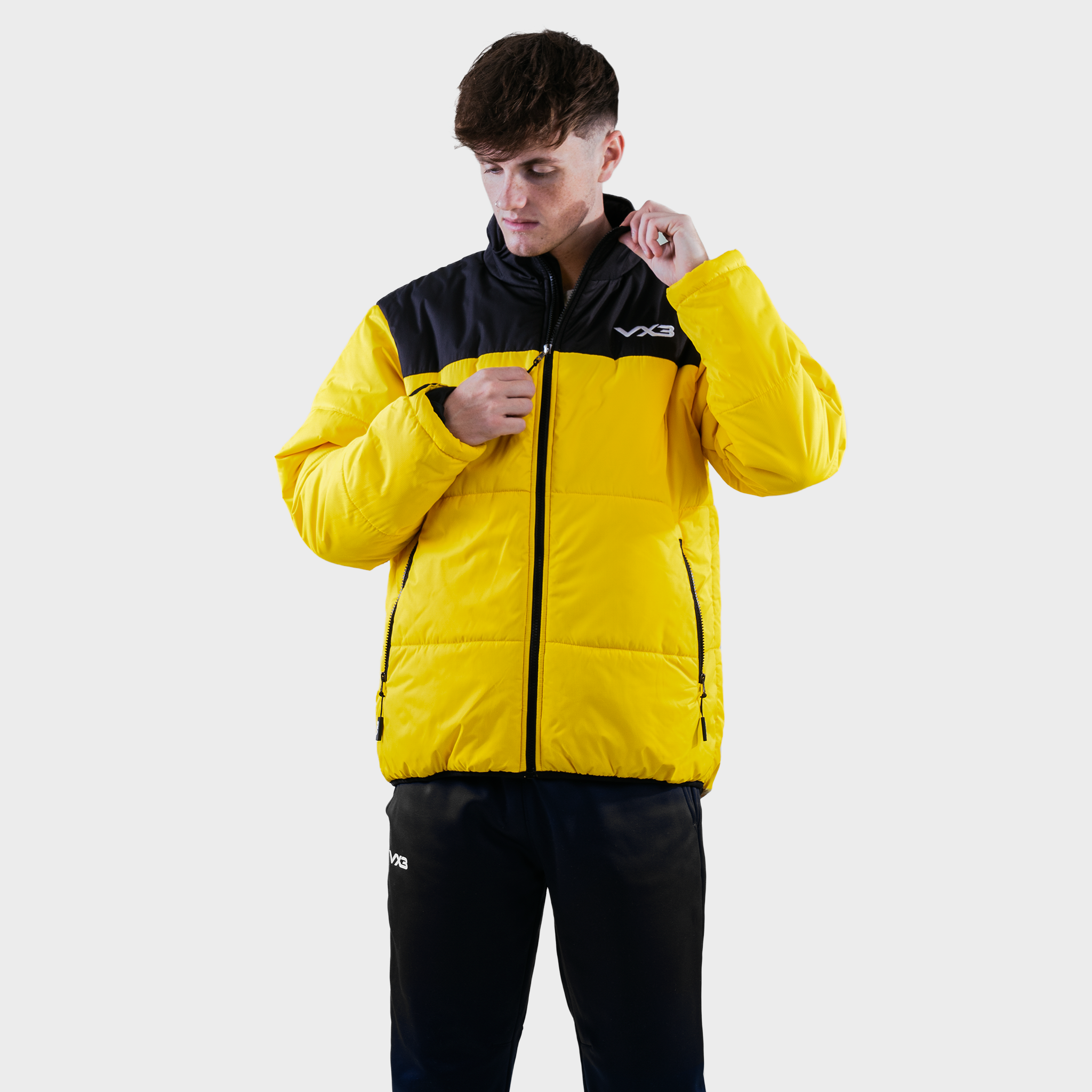 Puffer yellow best sale jacket
