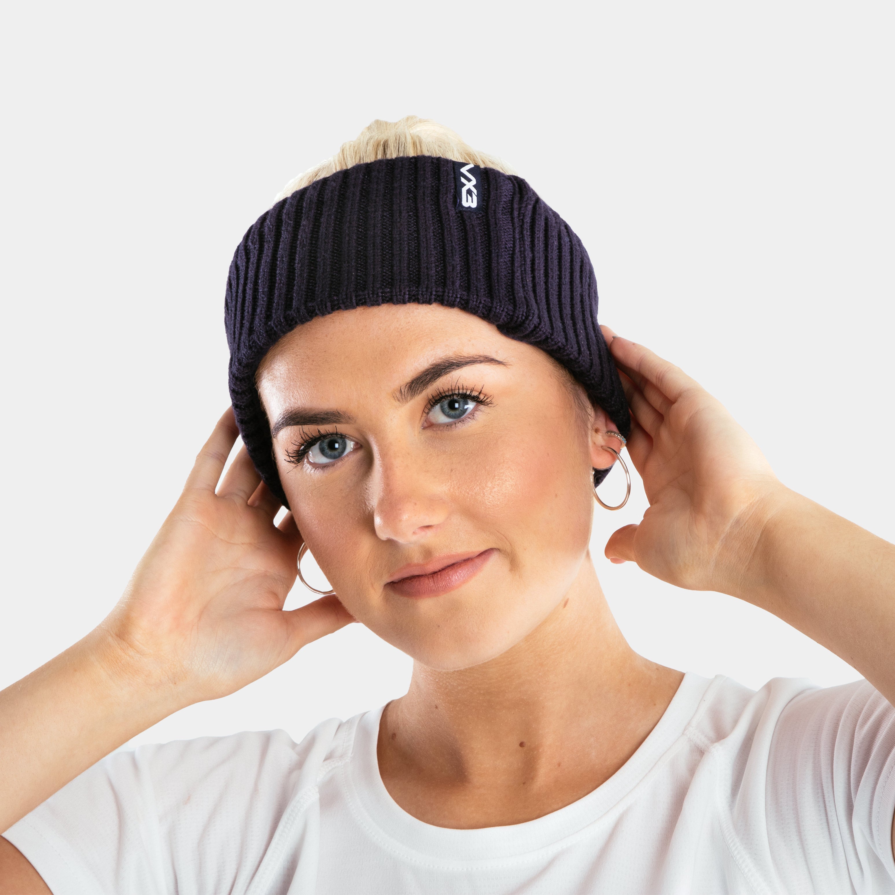Knitted Headband Navy