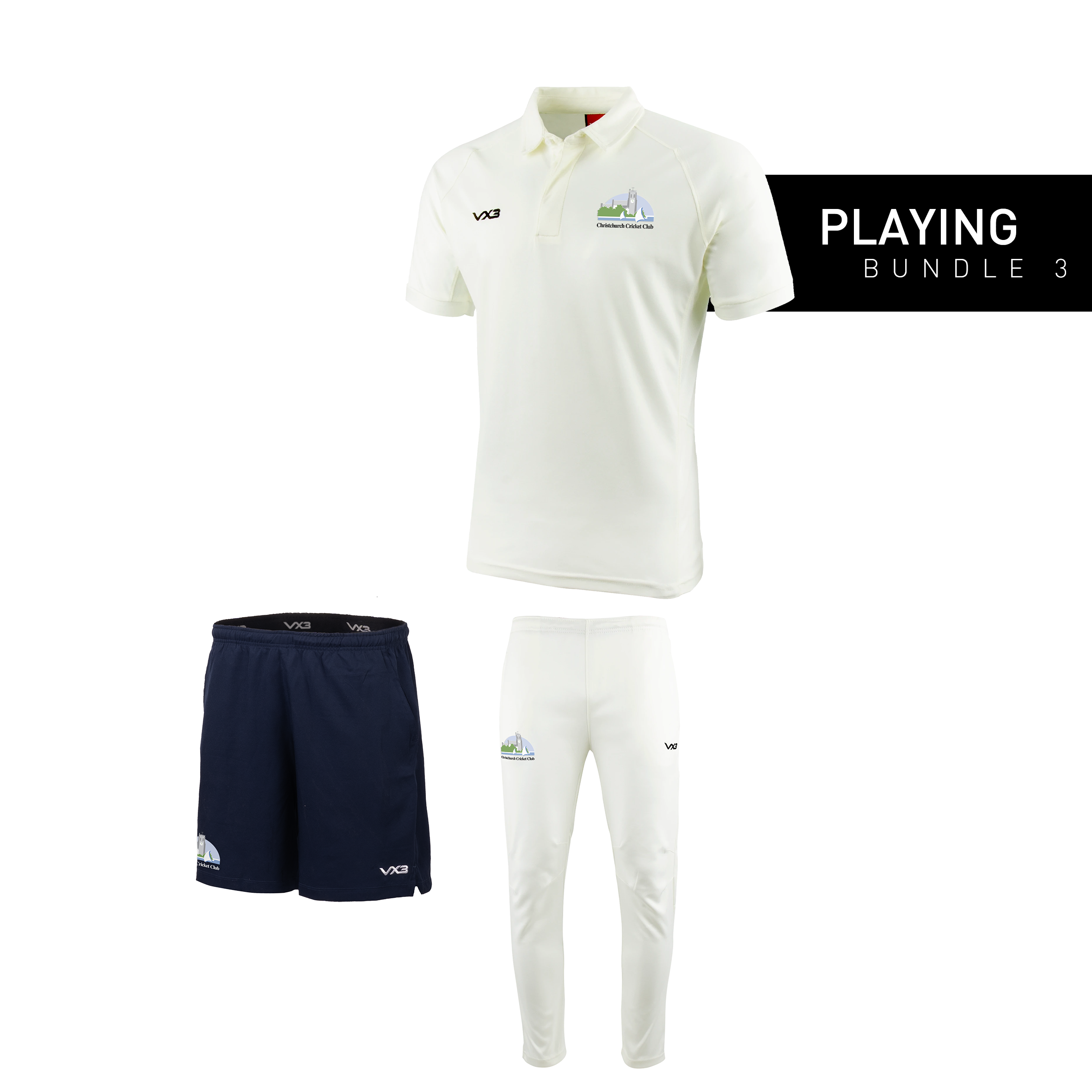 Christchurch Cricket Club Playing Bundle 3